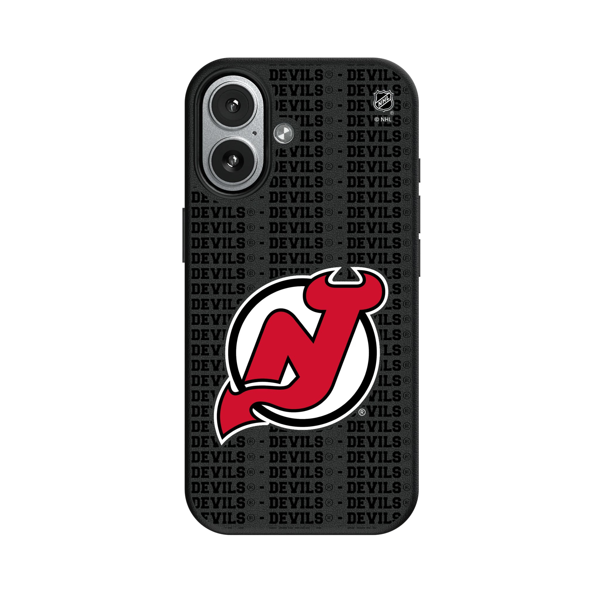New Jersey Devils Text Backdrop iPhone MagSafe Compatible Phone Case for Apple iPhone#Device_iPhone 17