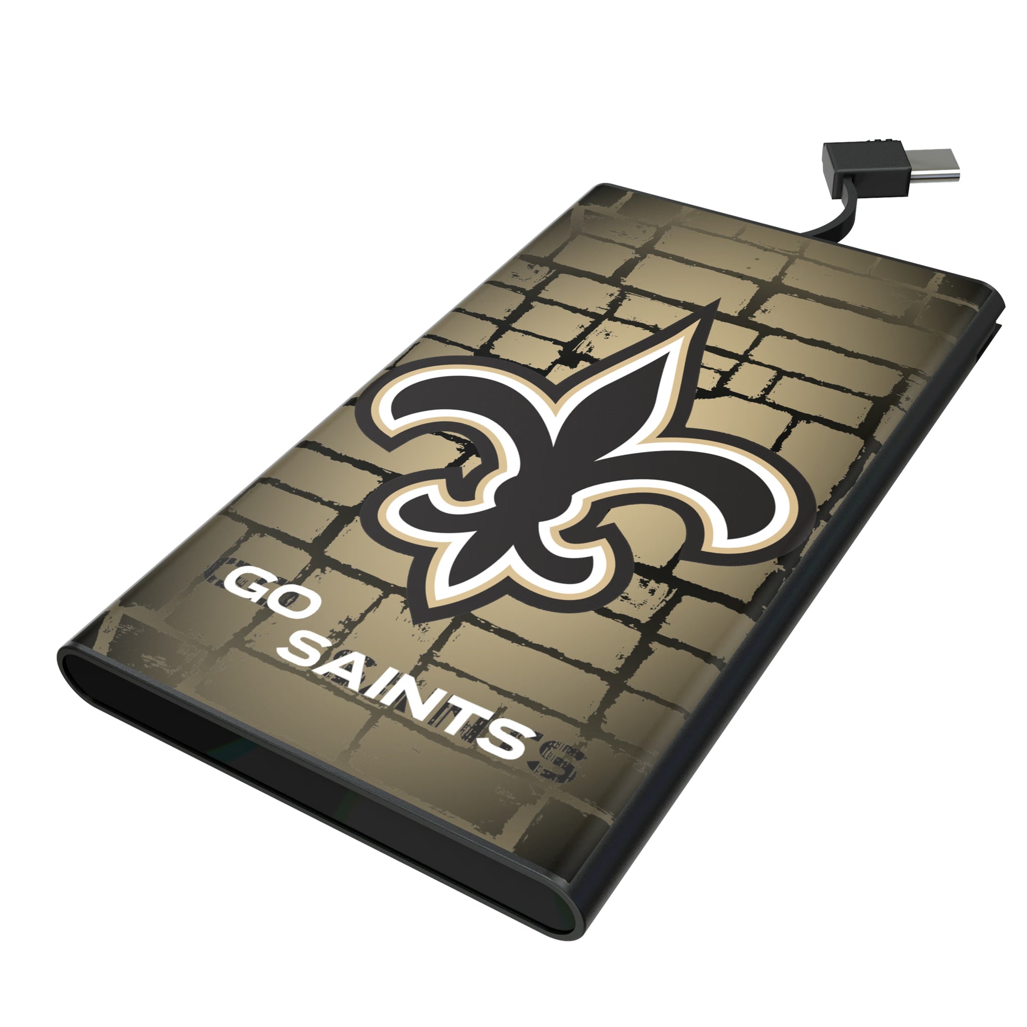 New Orleans Saints Brick 5000mAh Flat Powerbank