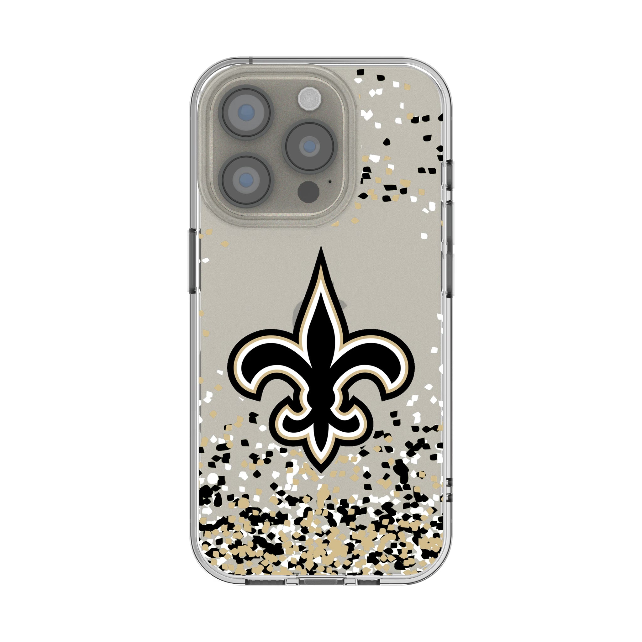 New Orleans Saints Confetti iPhone Clear Phone Case for Apple iPhone
