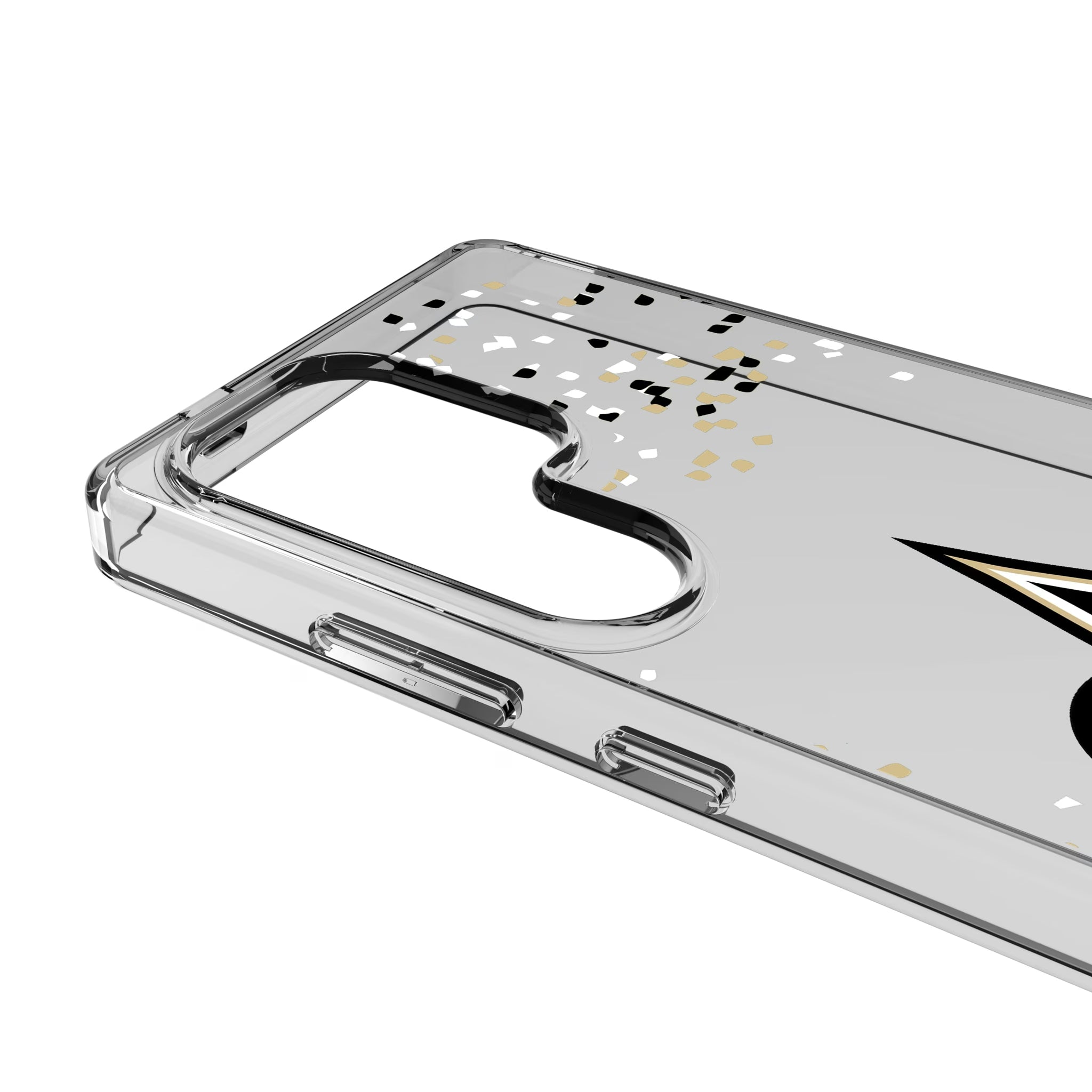 New Orleans Saints Confetti Galaxy Clear Phone Case for Samsung Galaxy - Detail