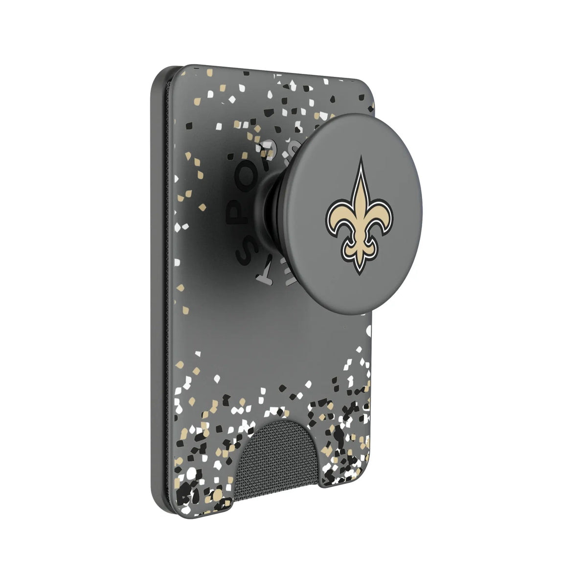 New Orleans Saints Confetti Popsockets Wallet Magnetic