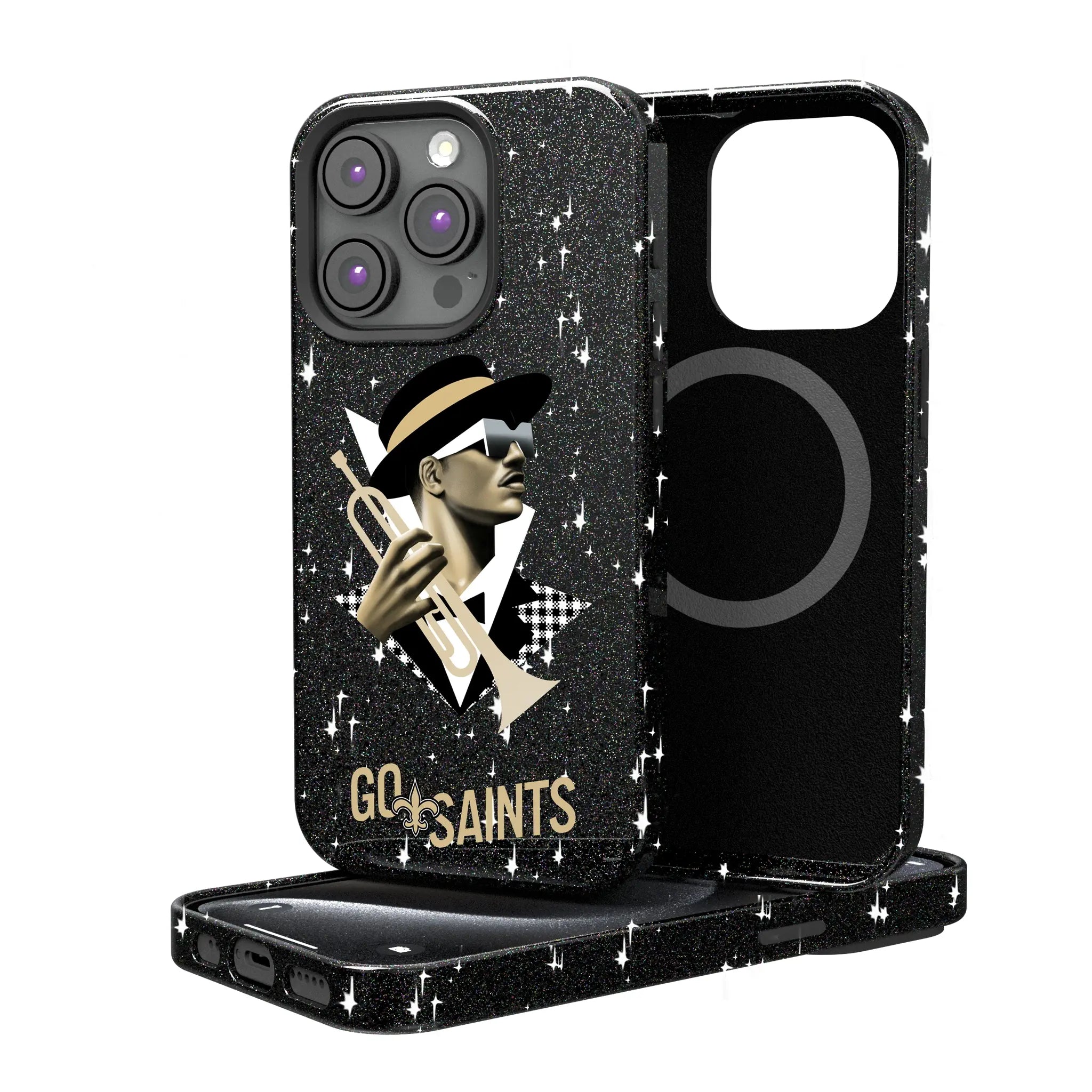 New Orleans Saints Deco iPhone Bling Phone Case for Apple iPhone