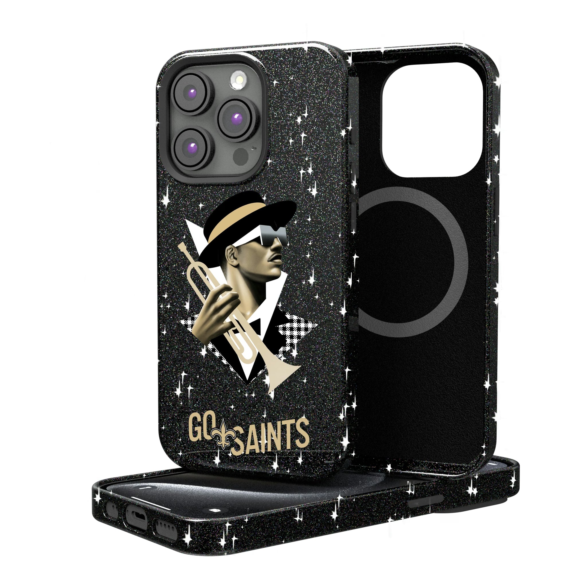 New Orleans Saints Deco iPhone Bling Phone Case for Apple iPhone