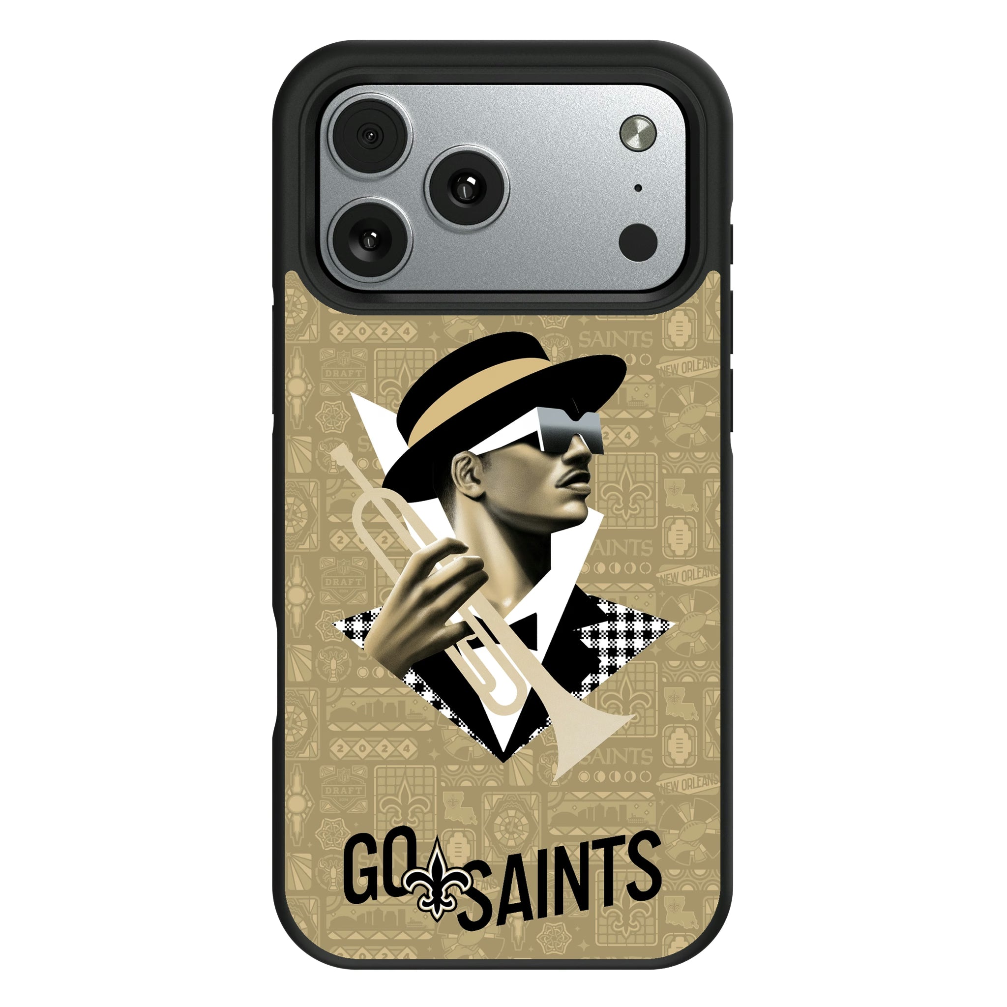 New Orleans Saints Deco iPhone Bump Phone Case for Apple iPhone#Device_iPhone 17 Pro Max