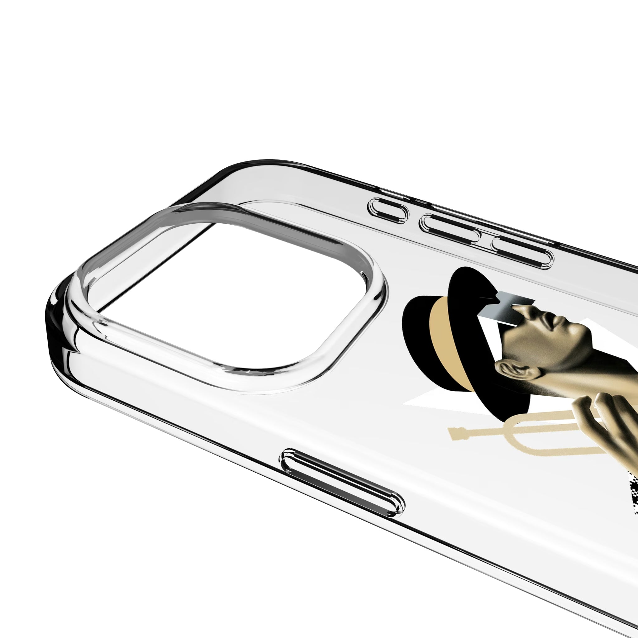 New Orleans Saints Deco iPhone Clear Phone Case for Apple iPhone - Detail