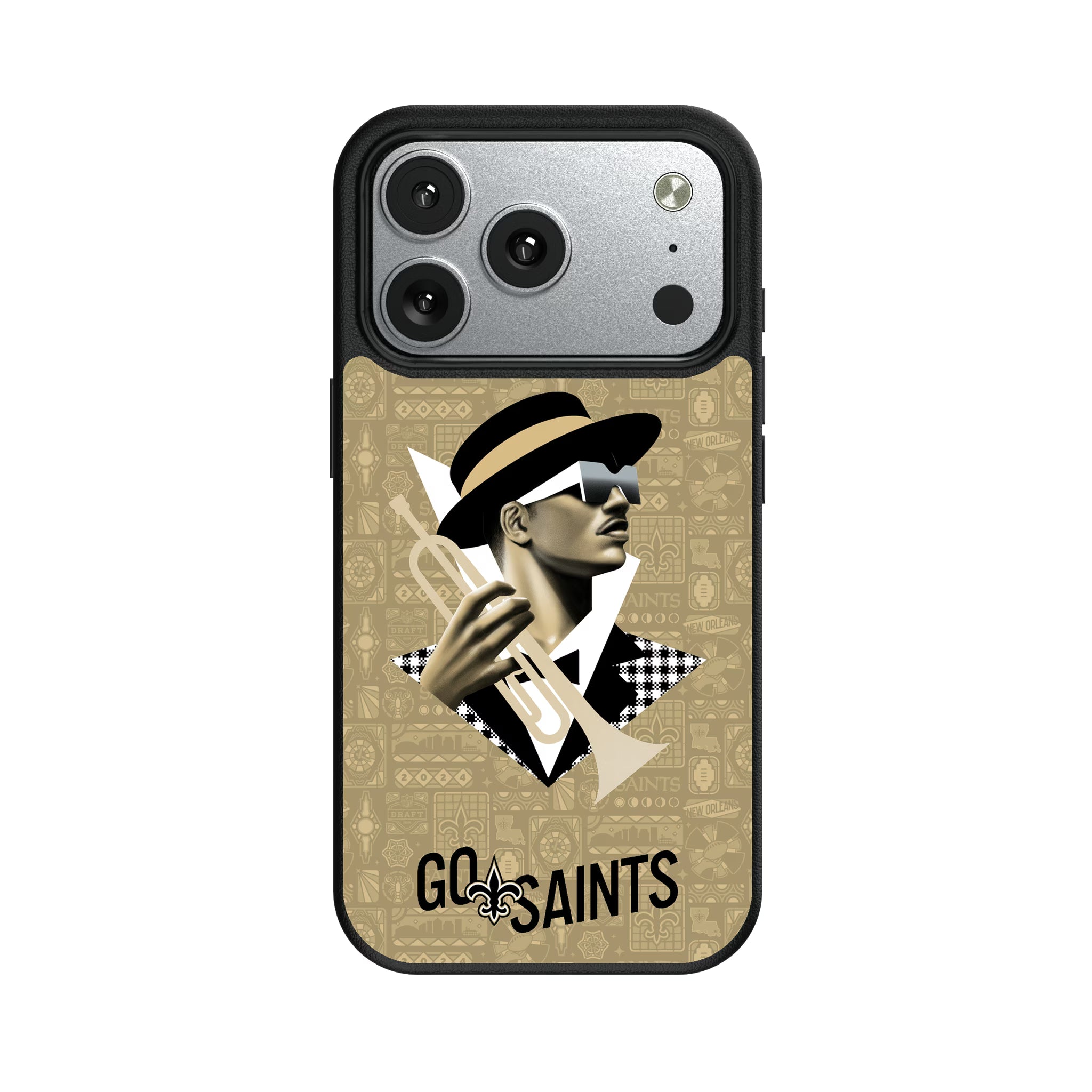 New Orleans Saints Deco iPhone MagSafe Compatible Phone Case for Apple iPhone#Device_iPhone 17 Pro
