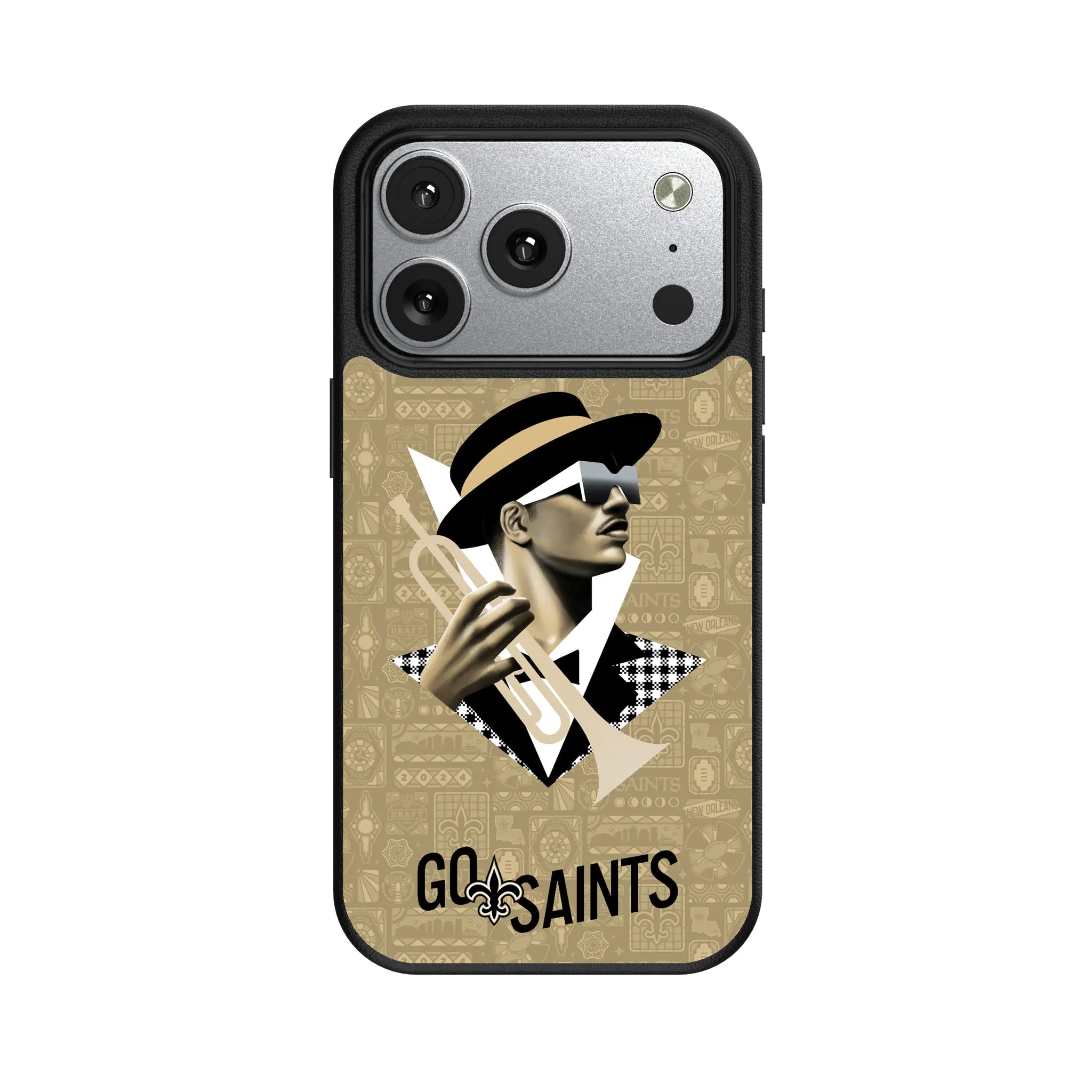 New Orleans Saints Deco iPhone MagSafe Compatible Phone Case for Apple iPhone#Device_iPhone 17 Pro