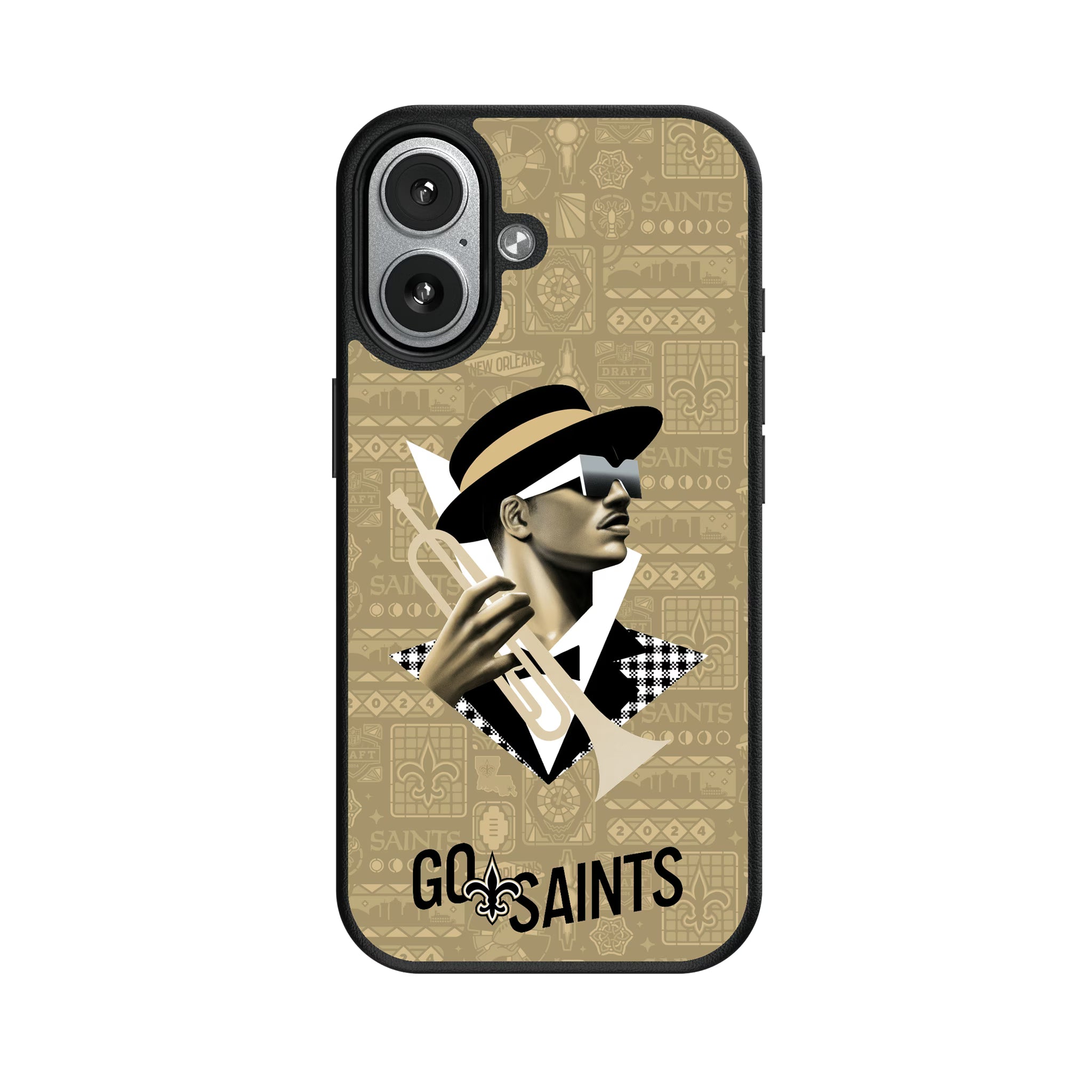 New Orleans Saints Deco iPhone MagSafe Compatible Phone Case for Apple iPhone#Device_iPhone 17