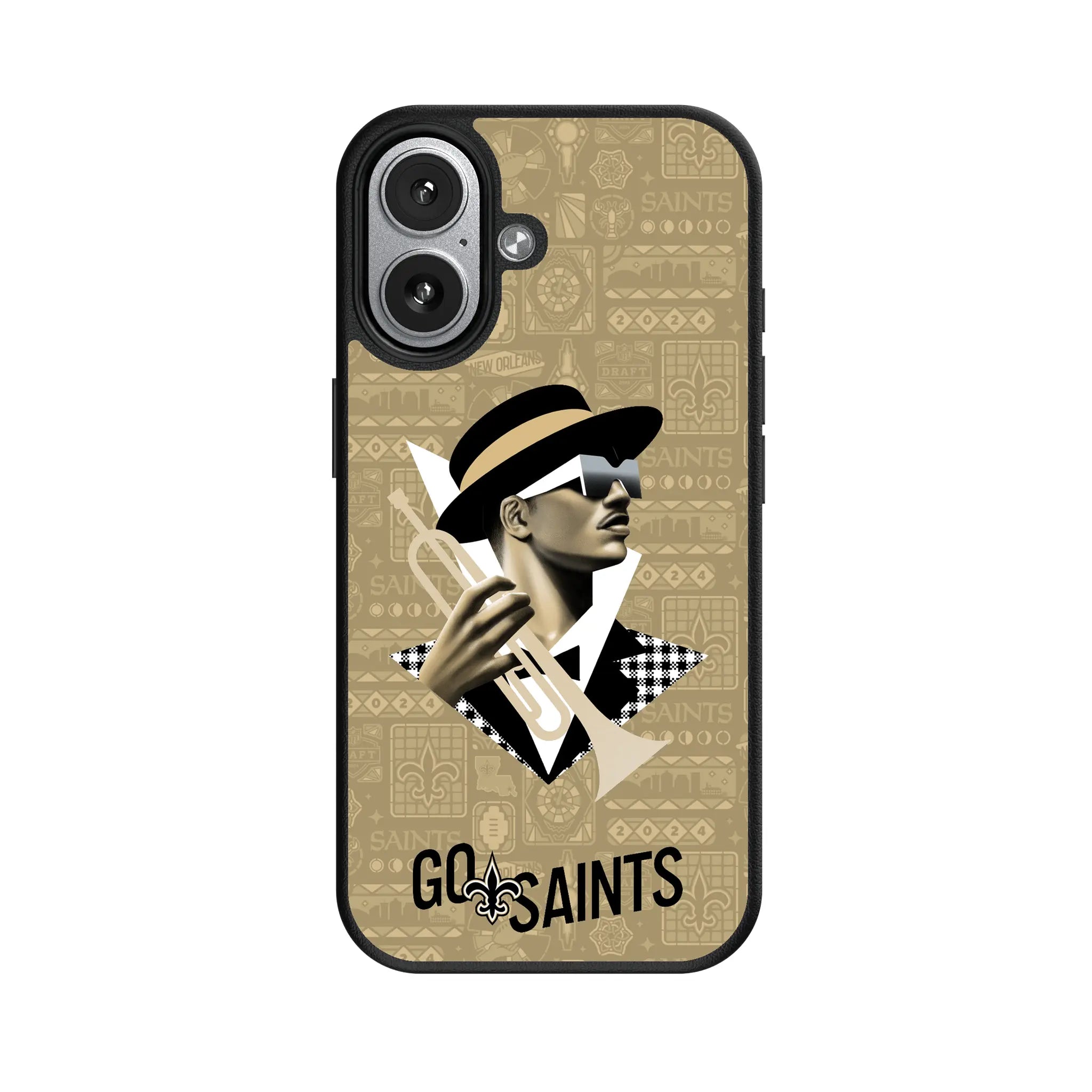 New Orleans Saints Deco iPhone MagSafe Compatible Phone Case for Apple iPhone#Device_iPhone 17