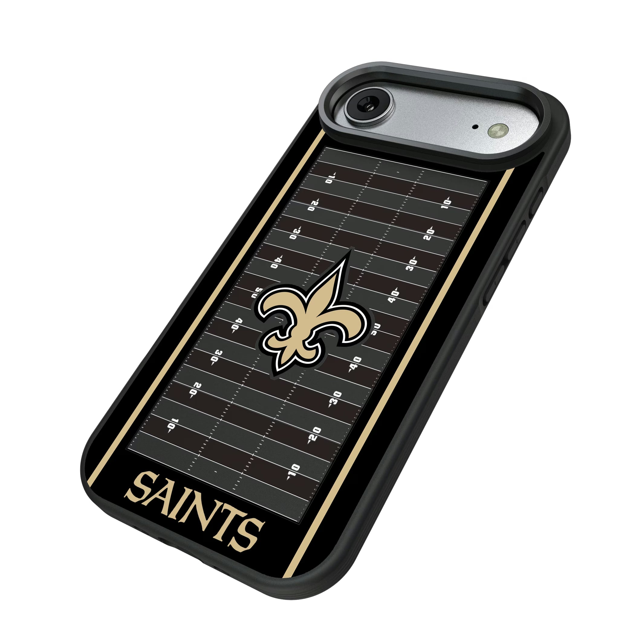 New Orleans Saints Field iPhone Bump Phone Case for Apple iPhone - Isometric View#Device_iPhone Air