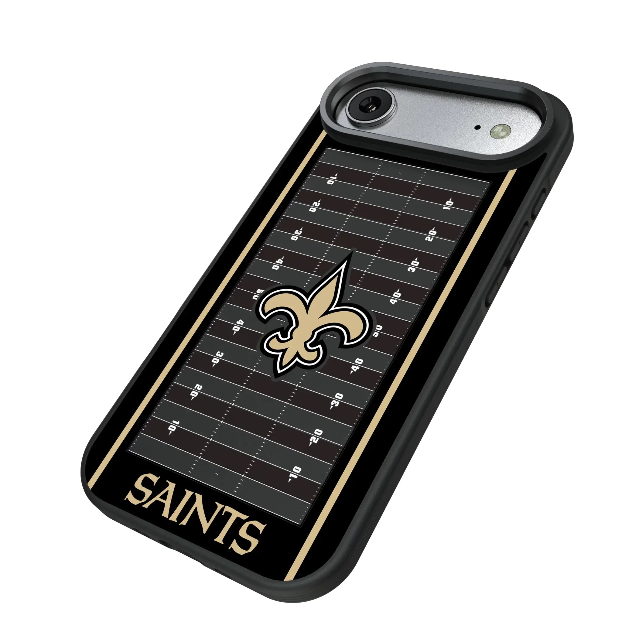 New Orleans Saints Field iPhone Bump Phone Case for Apple iPhone - Isometric View#Device_iPhone Air
