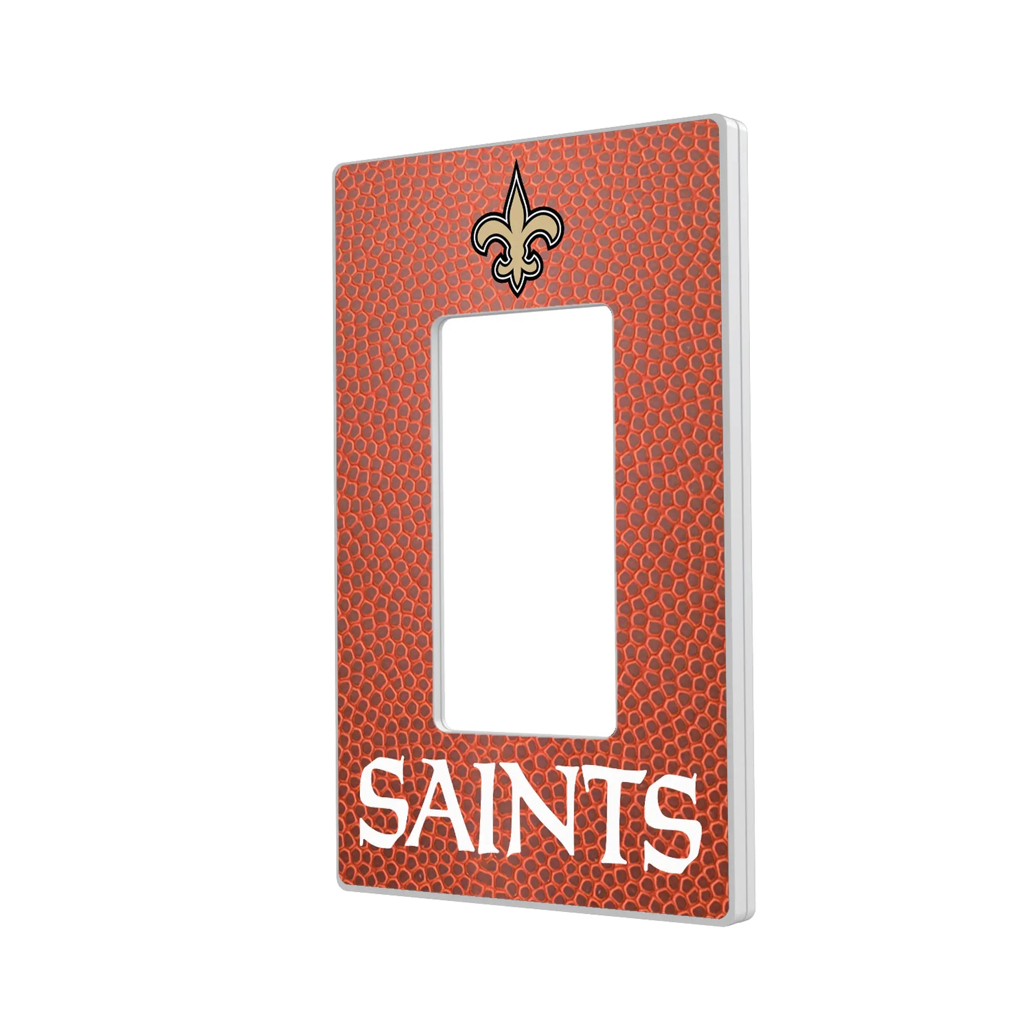 New Orleans Saints Football Hidden-Screw Light Switch Plate#Style_Single Rocker