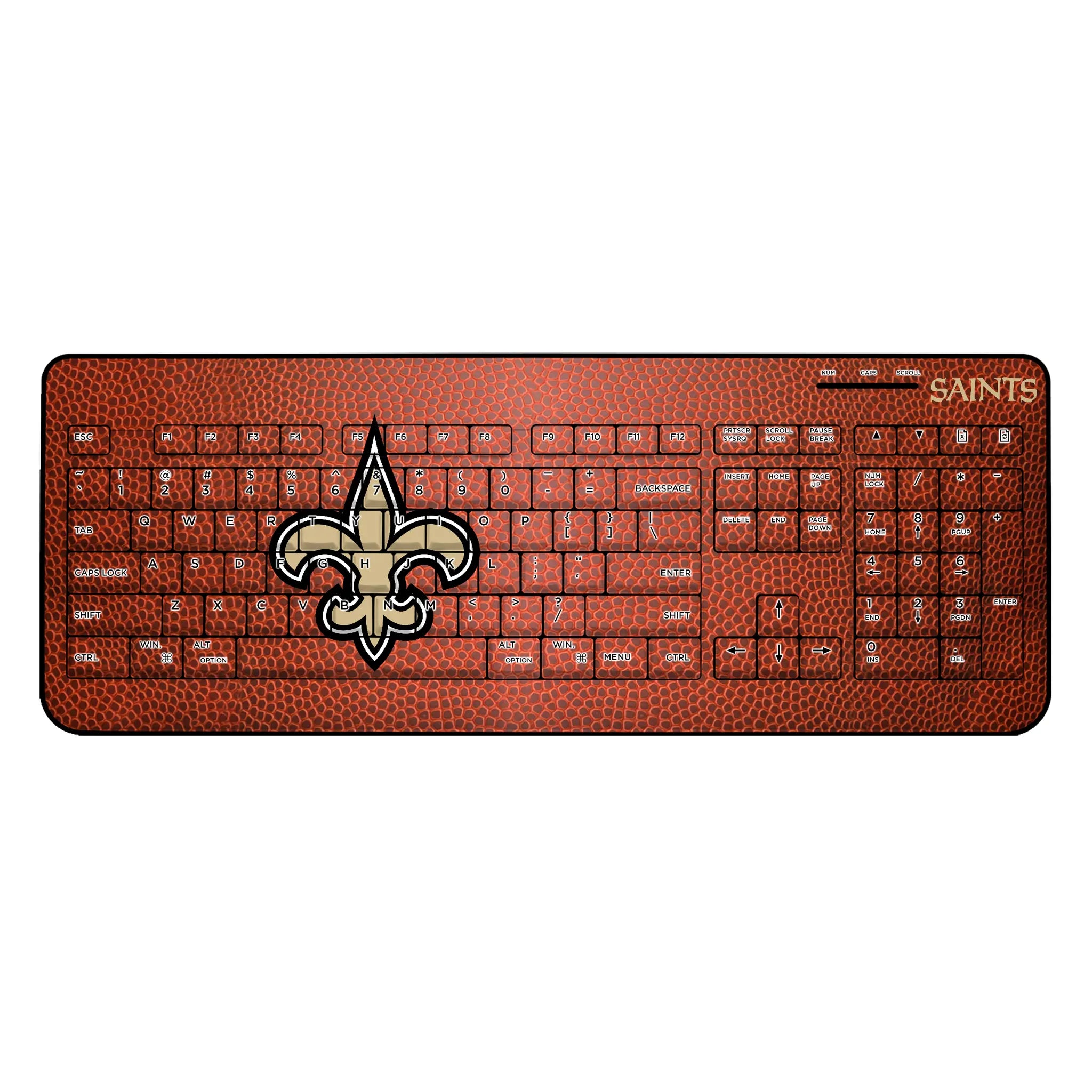 New Orleans Saints Football Wireless USB Keyboard