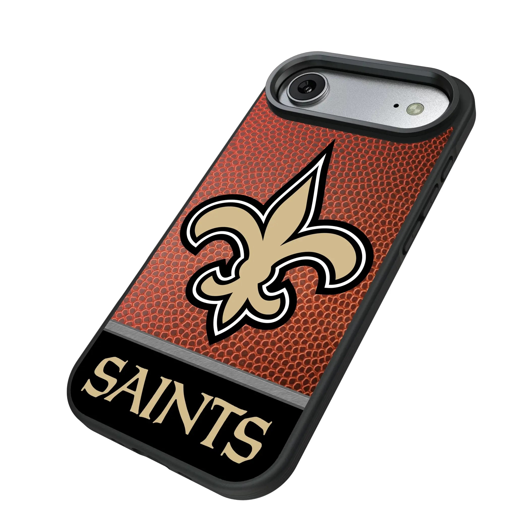 New Orleans Saints Football Wordmark iPhone Bump Phone Case for Apple iPhone - Isometric View#Device_iPhone Air