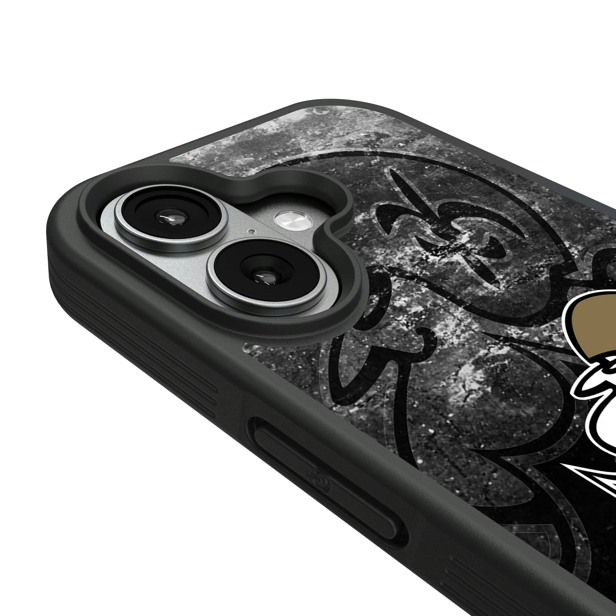 New Orleans Saints Historic Collection Legendary iPhone Bump Phone Case for Apple iPhone - Detail#Device_iPhone 17