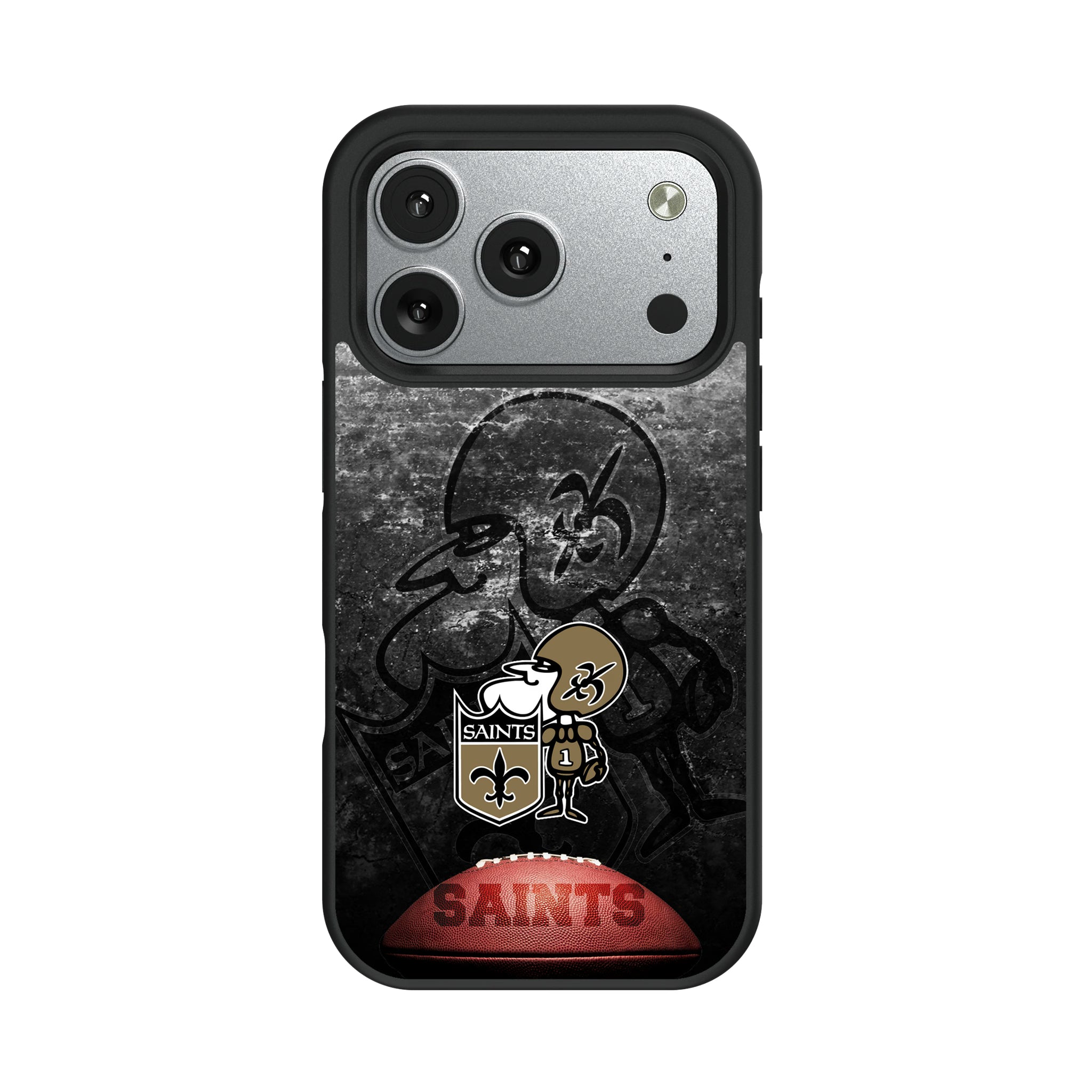 New Orleans Saints Historic Collection Legendary iPhone Bump Phone Case for Apple iPhone#Device_iPhone 17 Pro