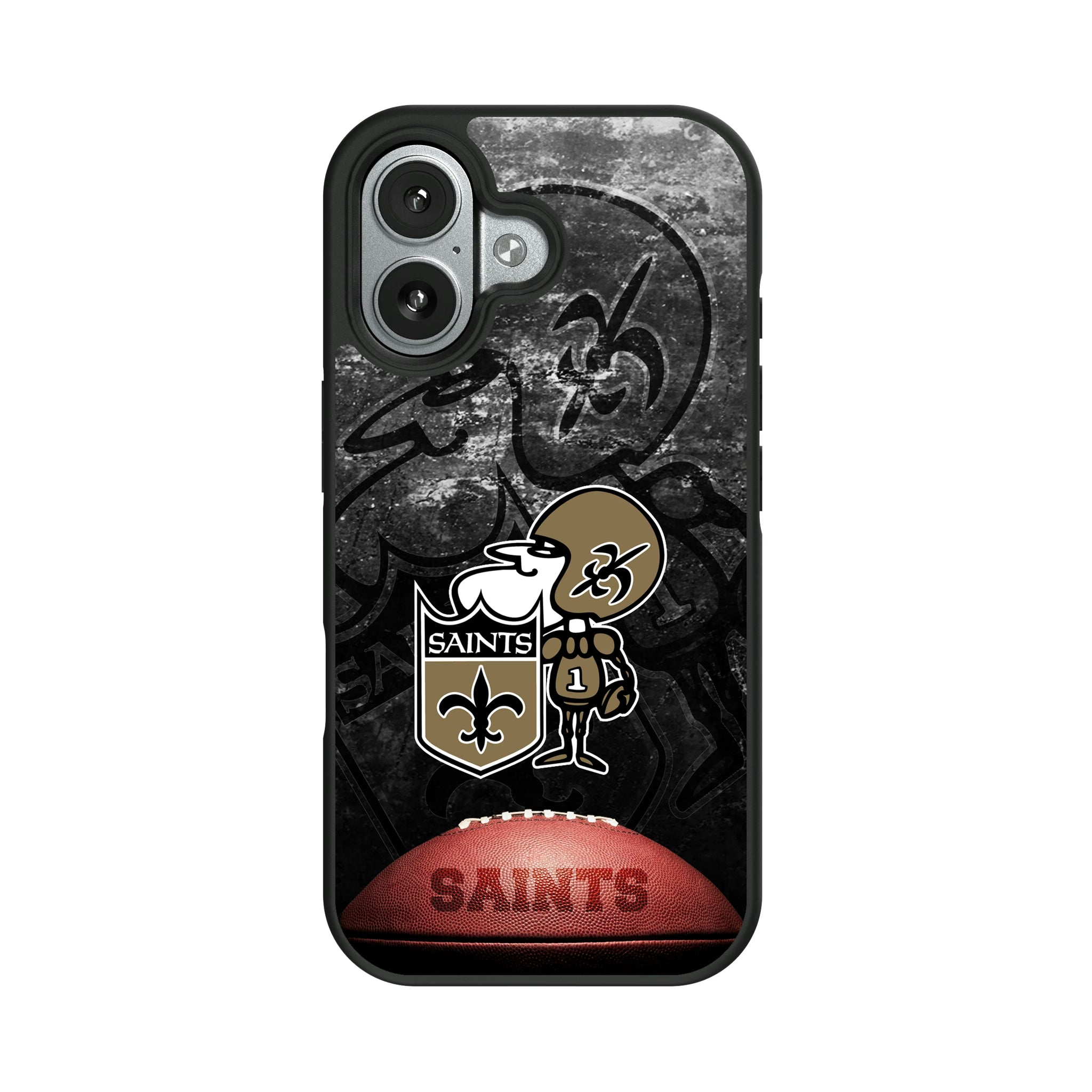 New Orleans Saints Historic Collection Legendary iPhone Bump Phone Case for Apple iPhone#Device_iPhone 17