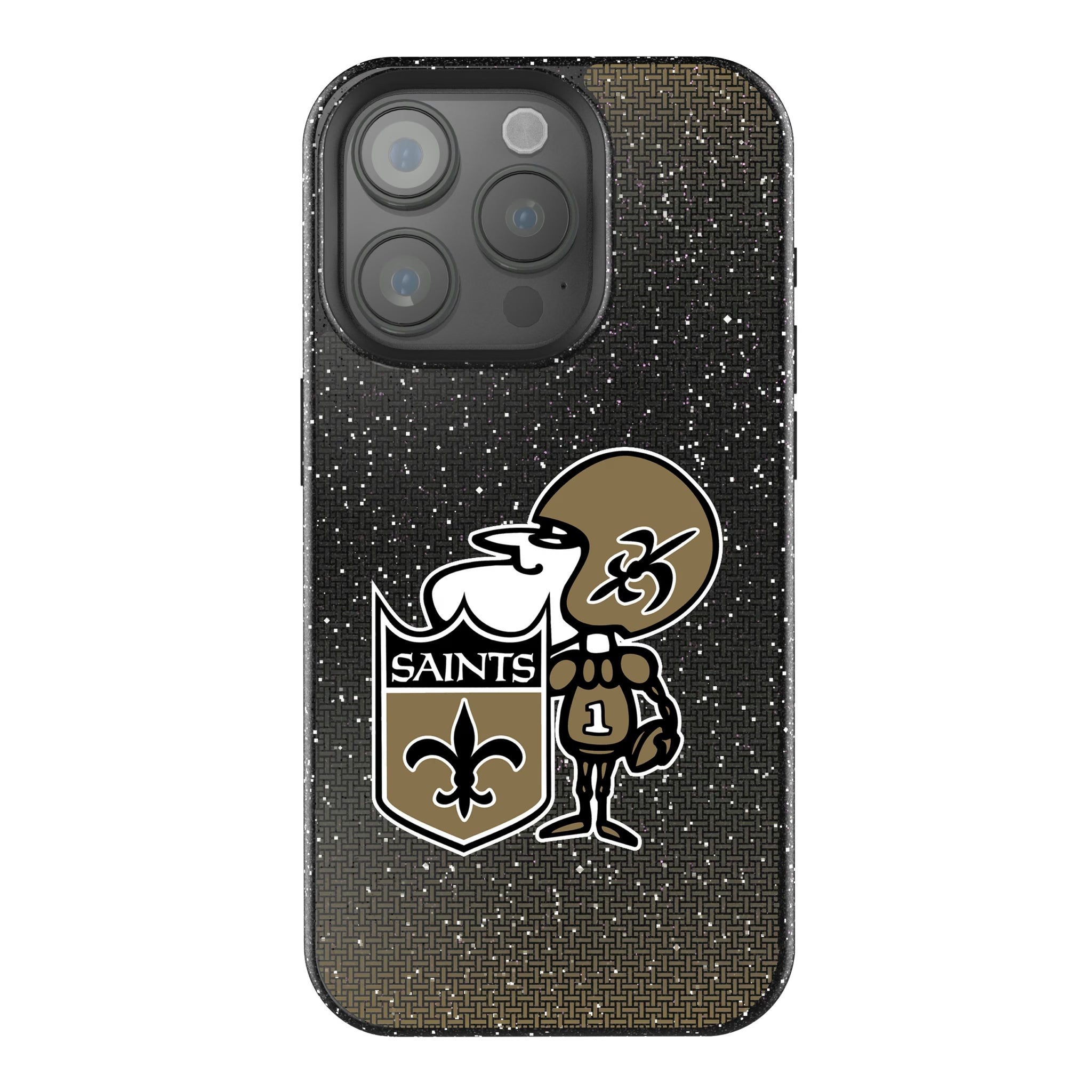 New Orleans Saints Historic Collection Linen iPhone Bling Phone Case for Apple iPhone