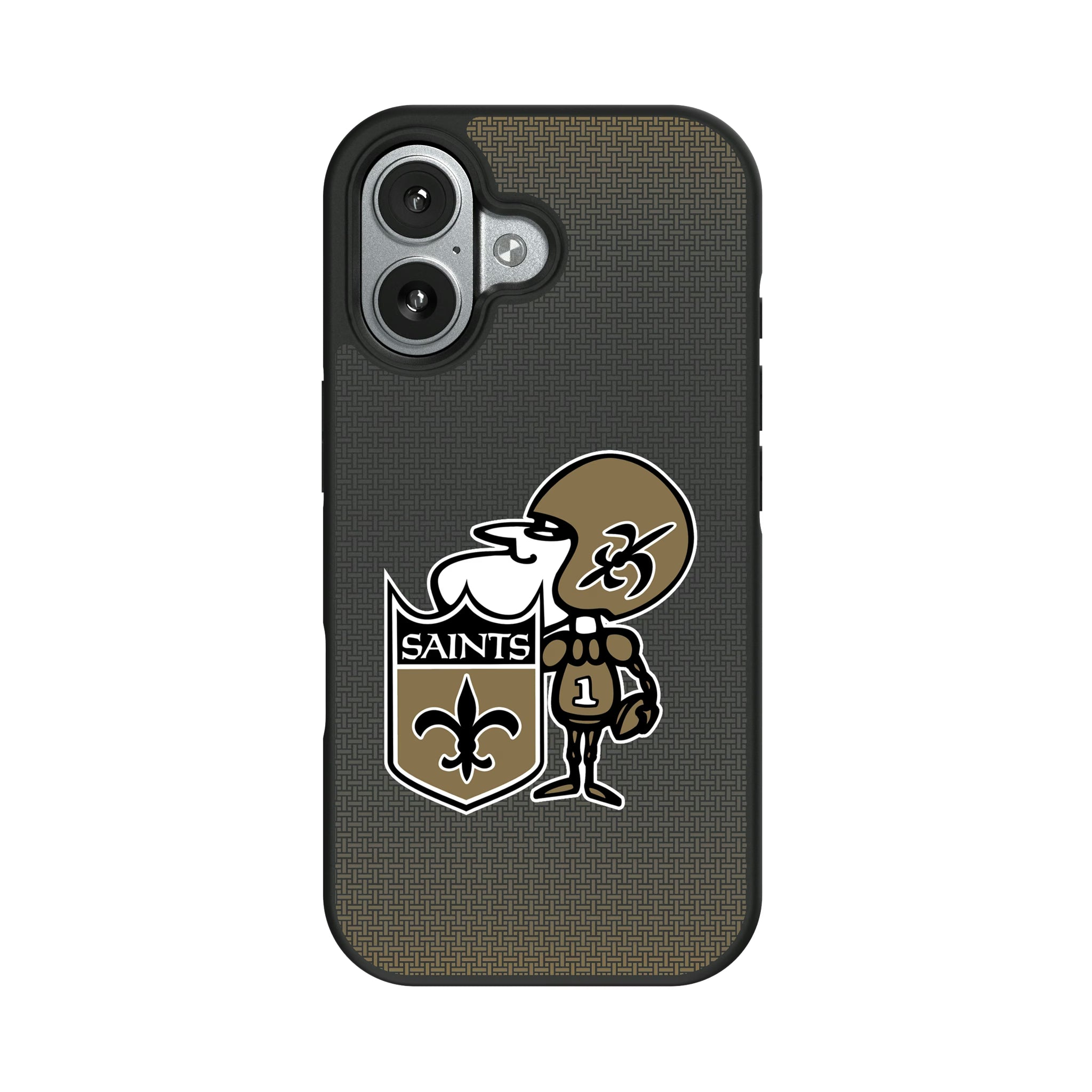 New Orleans Saints Historic Collection Linen iPhone Bump Phone Case for Apple iPhone#Device_iPhone 17