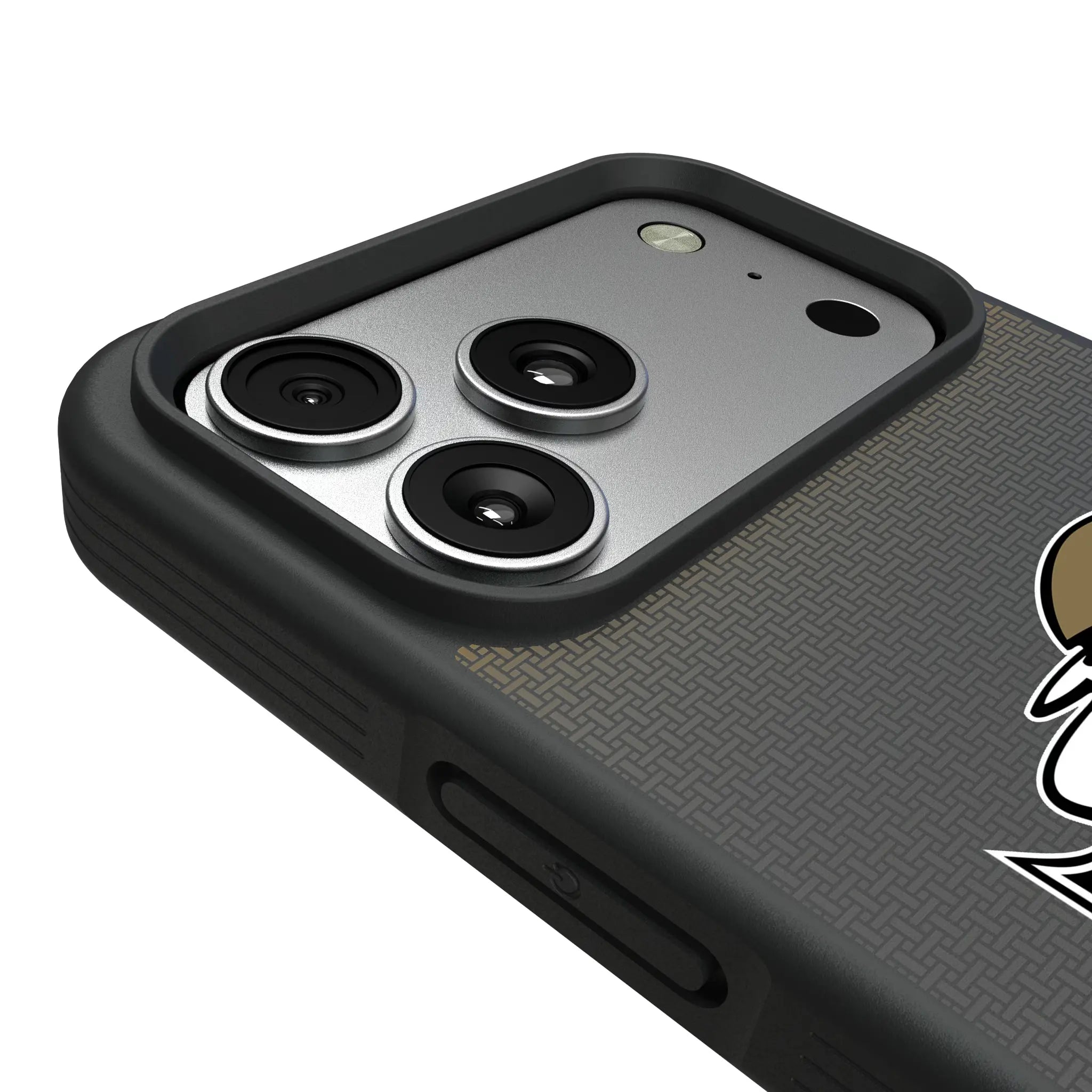 New Orleans Saints Historic Collection Linen iPhone Bump Phone Case for Apple iPhone - Detail#Device_iPhone 17 Pro Max