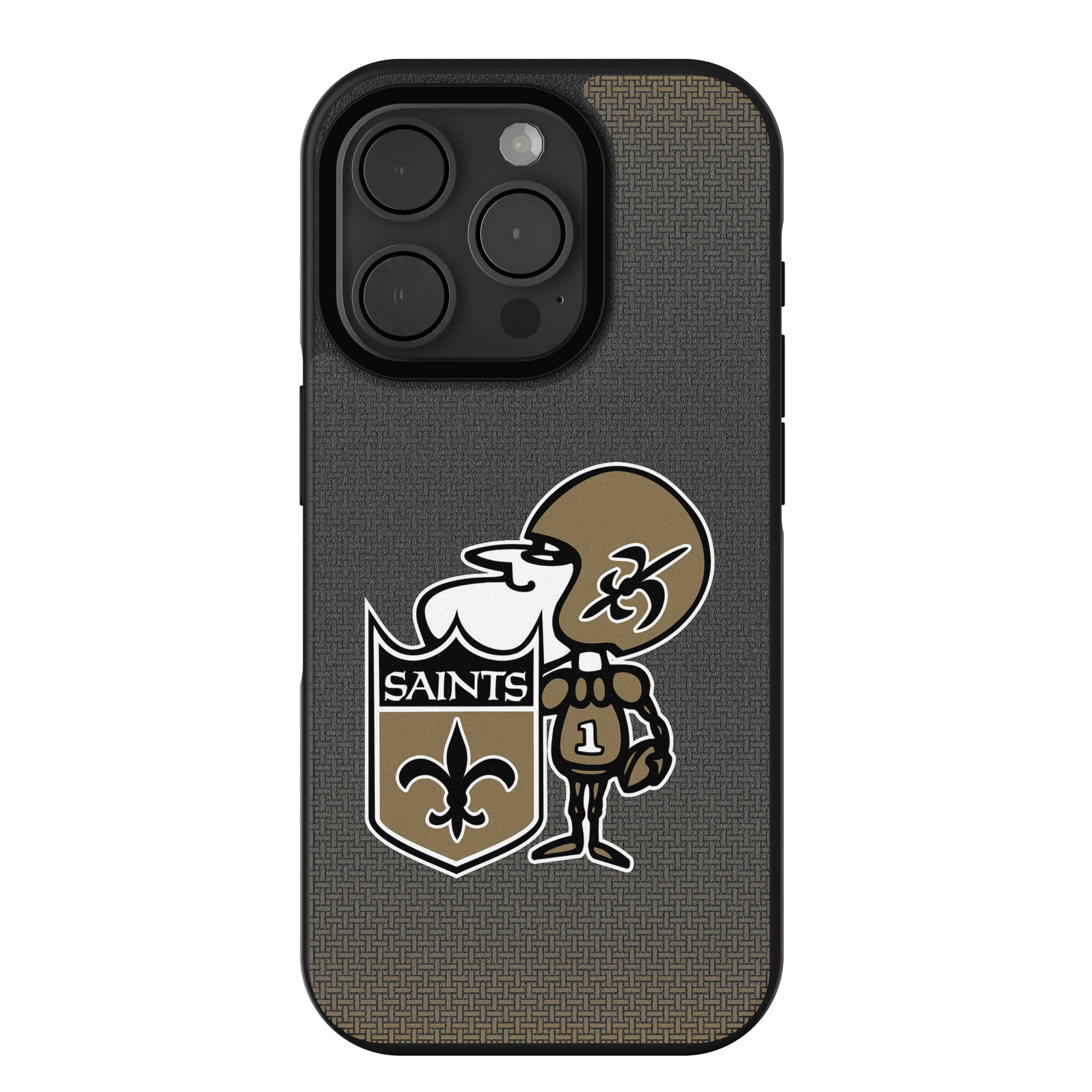 New Orleans Saints Historic Collection Linen iPhone Bump Phone Case for Apple iPhone