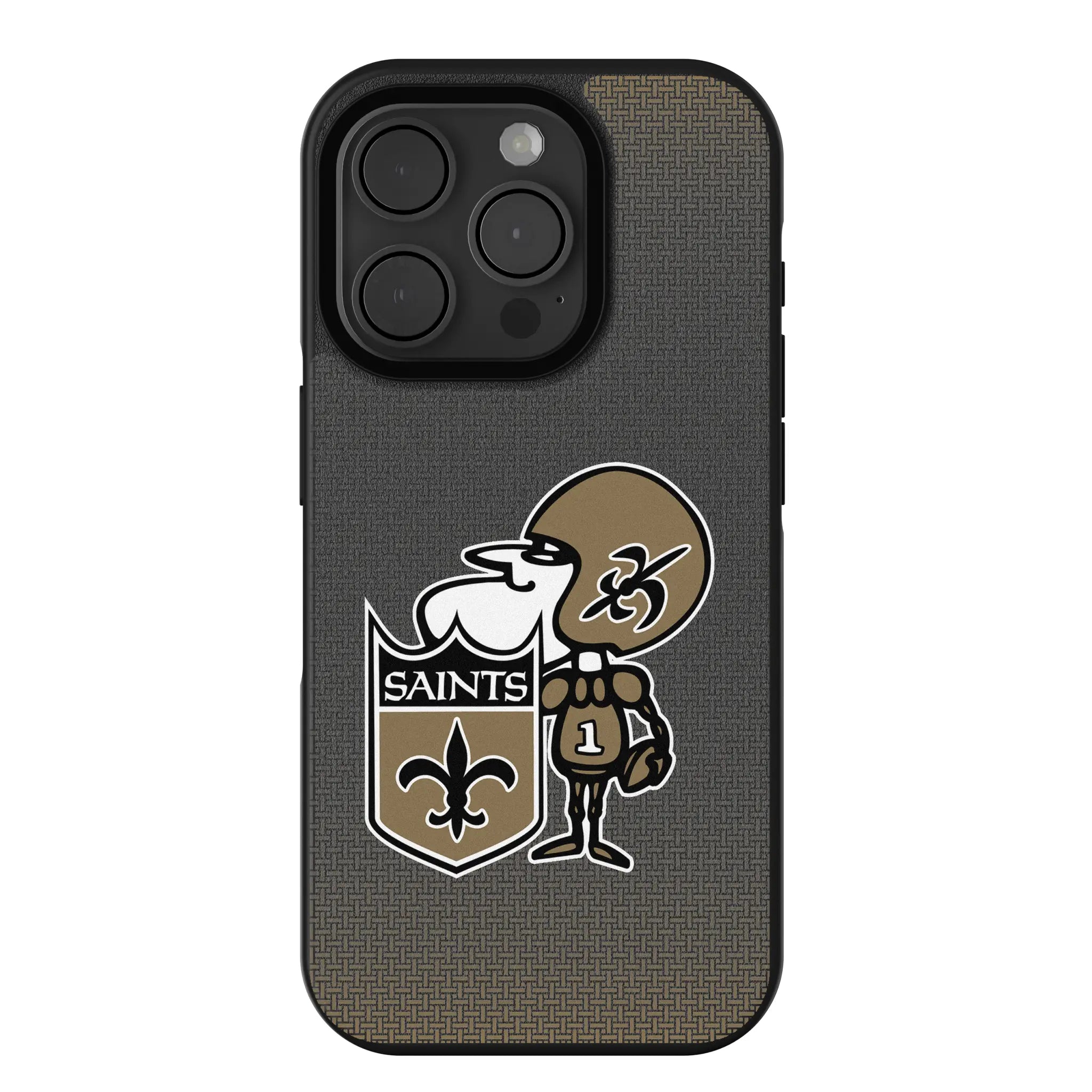 New Orleans Saints Historic Collection Linen iPhone Bump Phone Case for Apple iPhone