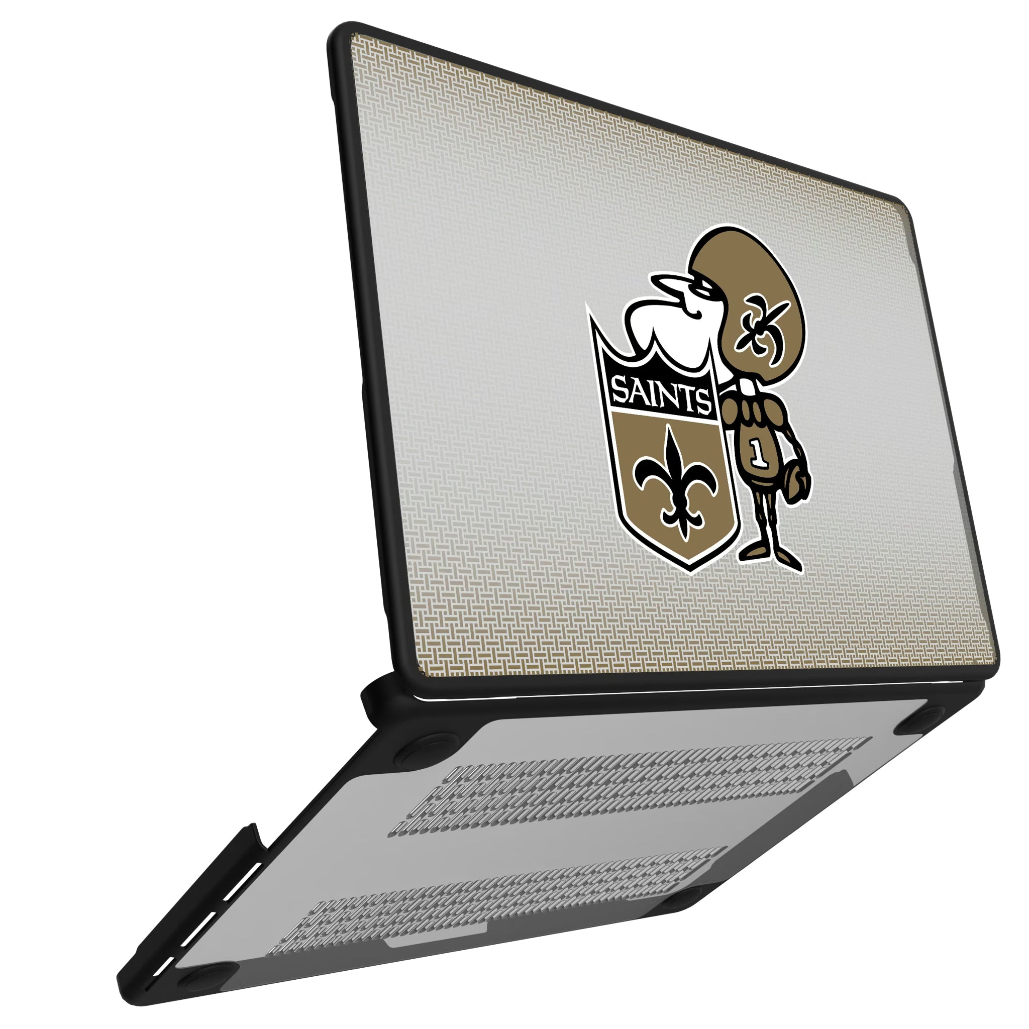 New Orleans Saints Historic Collection Linen MacBook Laptop Case for Apple MacBook#Device_MacBook Pro (14-inch, 2021) / MacBook Pro (14-inch, 2023) / MacBook Pro (14-inch, 2024)