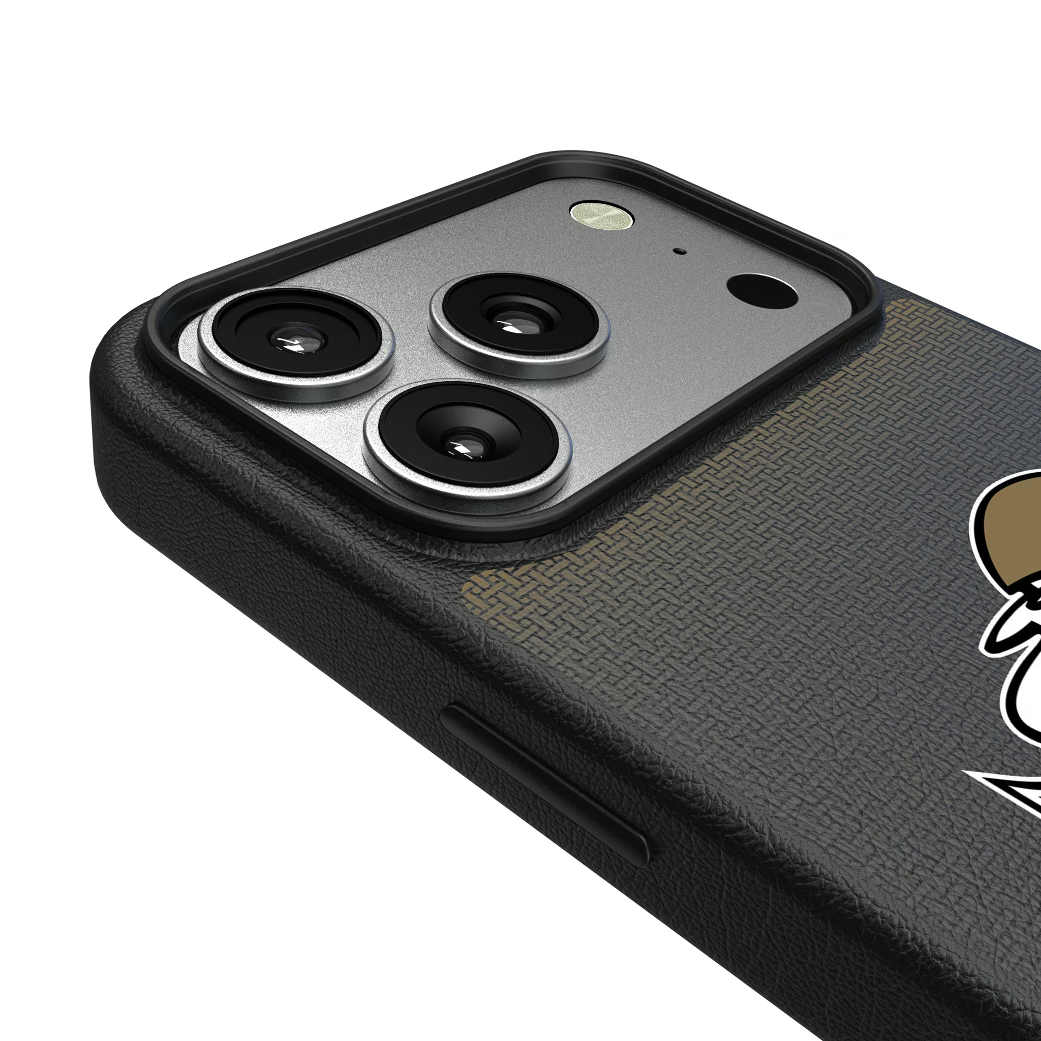 New Orleans Saints Historic Collection Linen iPhone MagSafe Compatible Phone Case for Apple iPhone - Detail#Device_iPhone 17 Pro