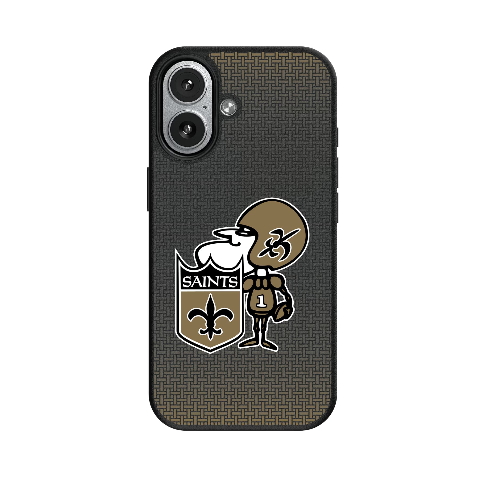 New Orleans Saints Historic Collection Linen iPhone MagSafe Compatible Phone Case for Apple iPhone#Device_iPhone 17