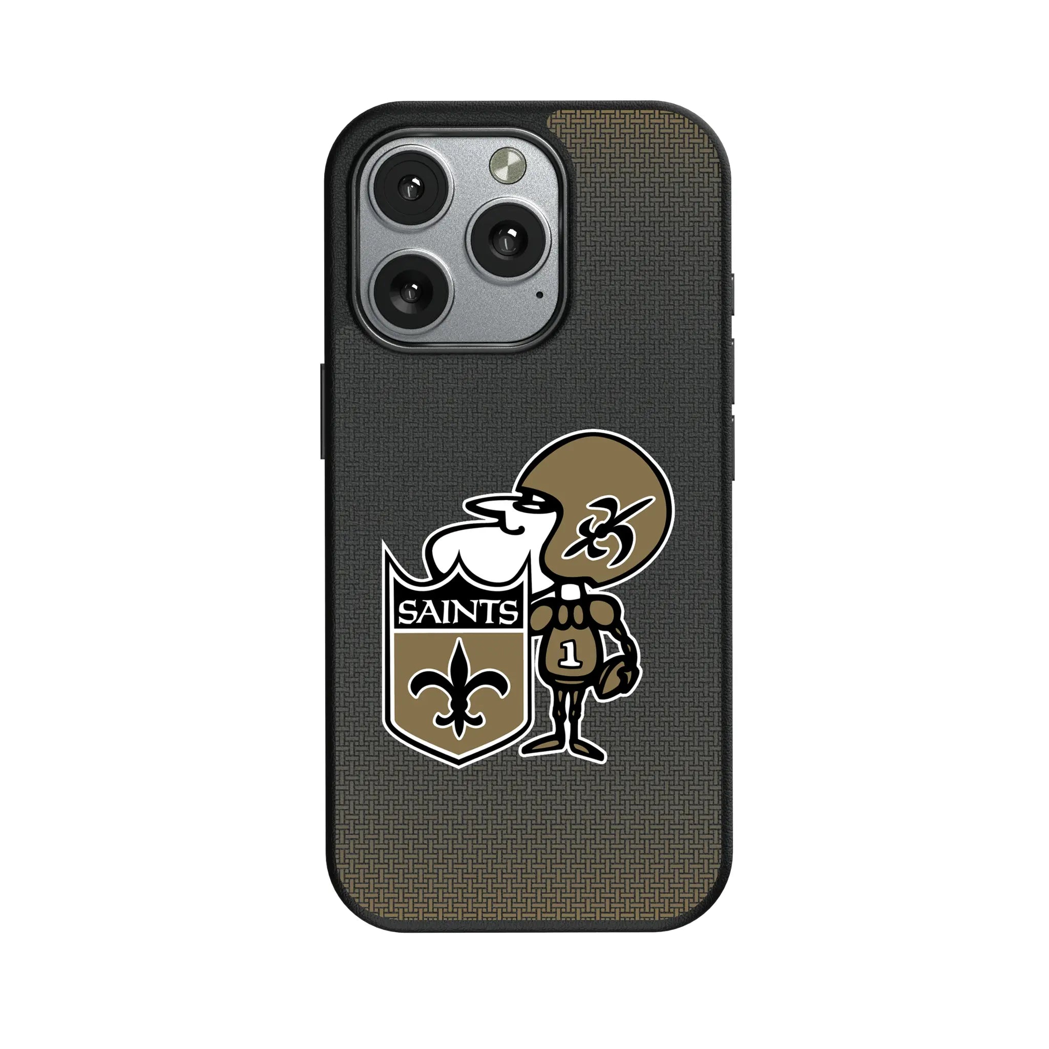 New Orleans Saints Historic Collection Linen iPhone MagSafe Compatible Phone Case for Apple iPhone