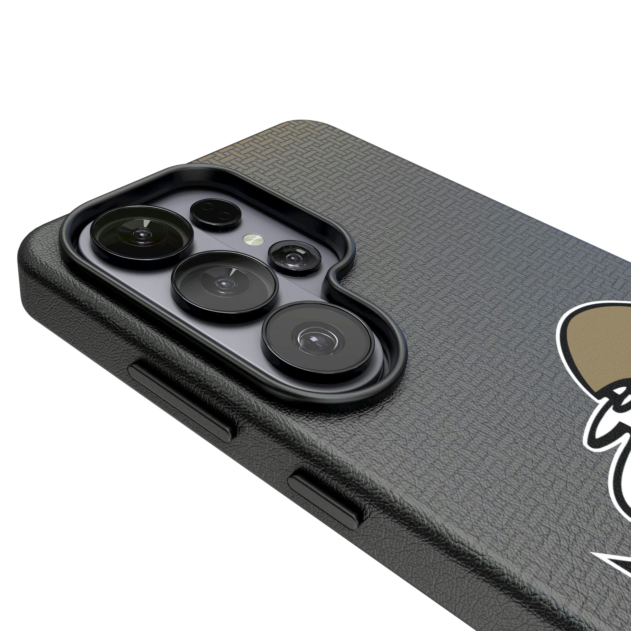 New Orleans Saints Historic Collection Linen Galaxy MagSafe Compatible Phone Case for Samsung Galaxy - Detail#Device_Galaxy S26 Ultra