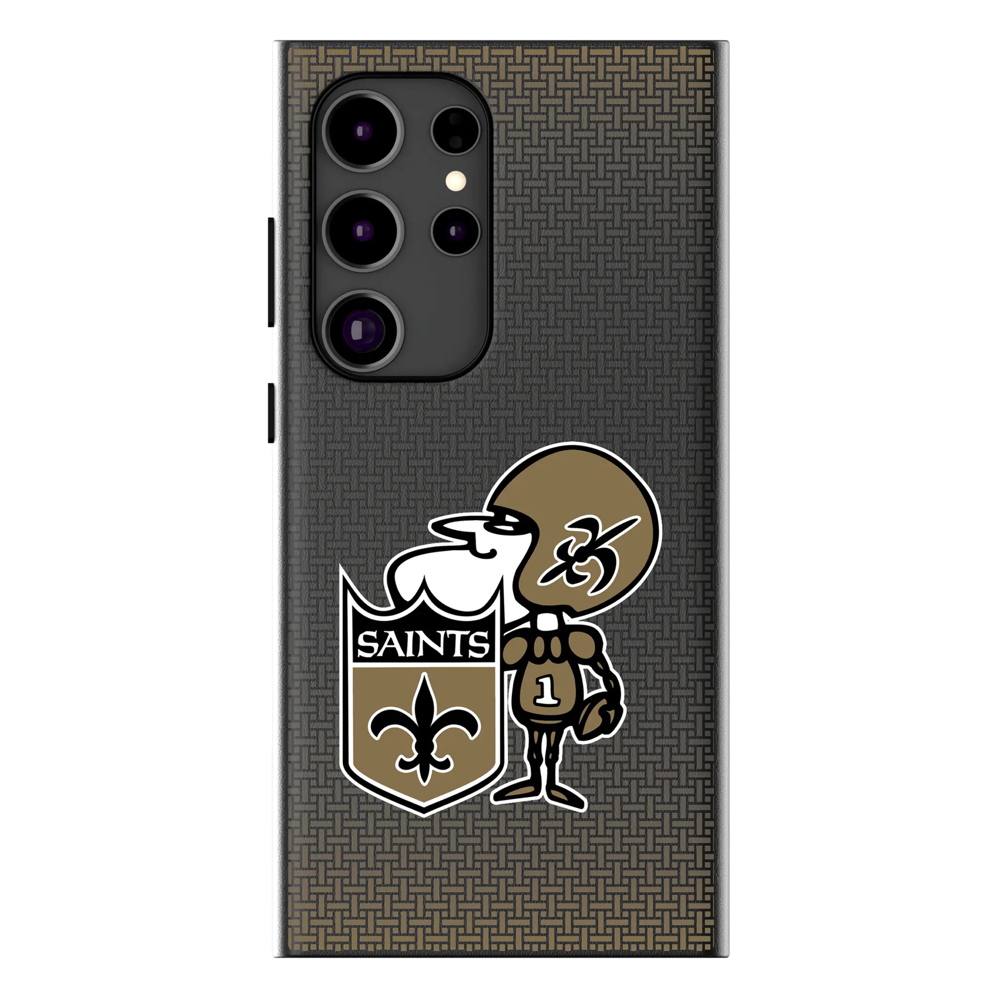 New Orleans Saints Historic Collection Linen Galaxy MagSafe Compatible Phone Case for Samsung Galaxy