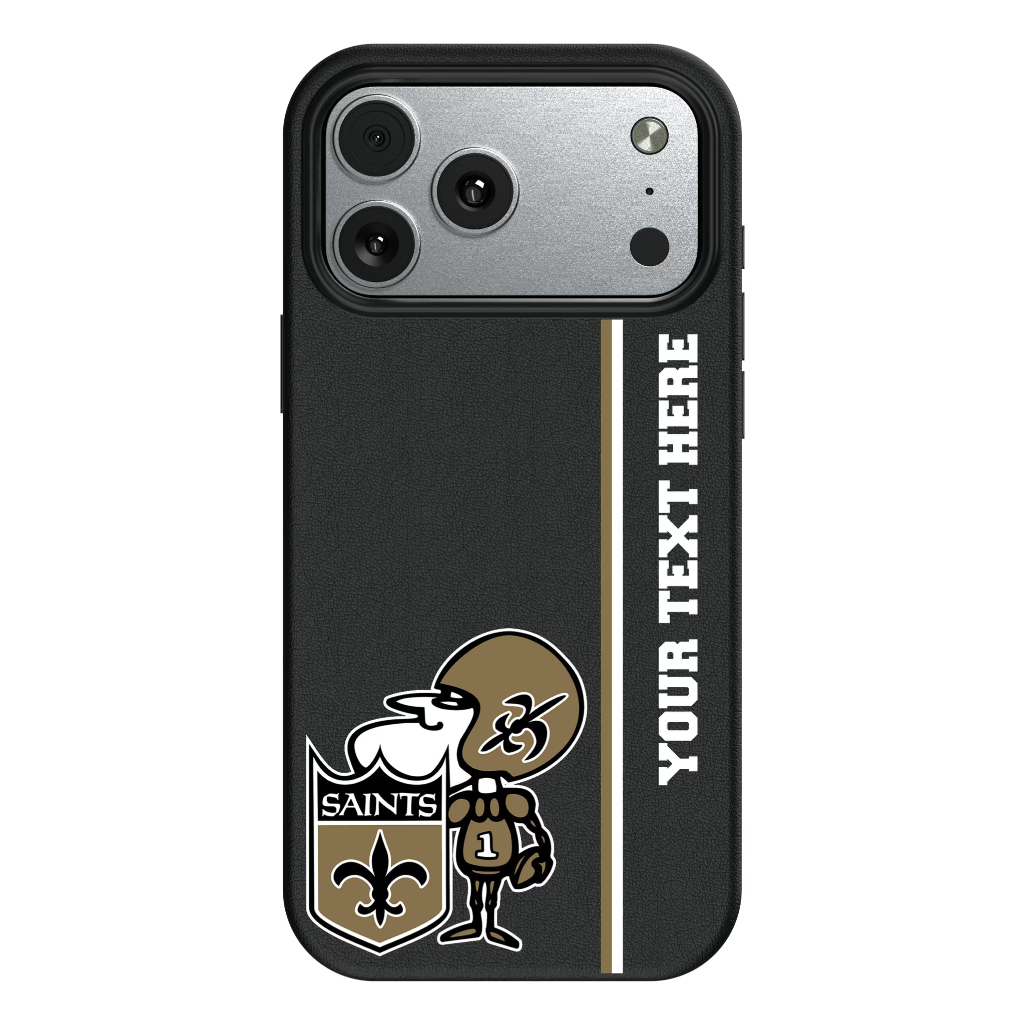 New Orleans Saints Historic Collection Personalized Sidebard iPhone MagSafe Compatible Phone Case for Apple iPhone#Device_iPhone 17 Pro Max