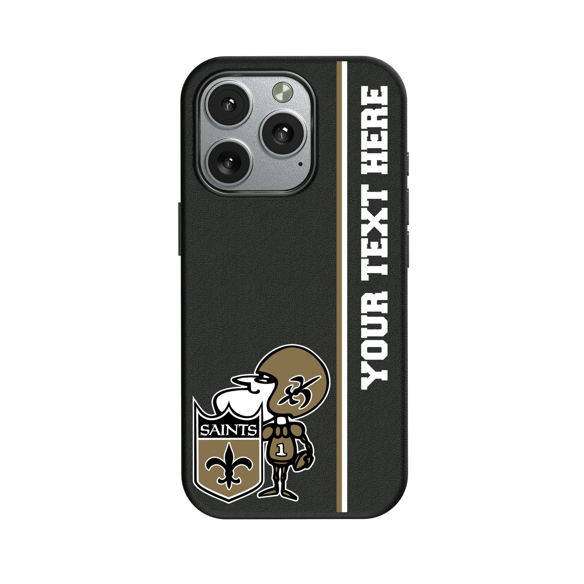 New Orleans Saints Historic Collection Personalized Sidebard iPhone MagSafe Compatible Phone Case for Apple iPhone