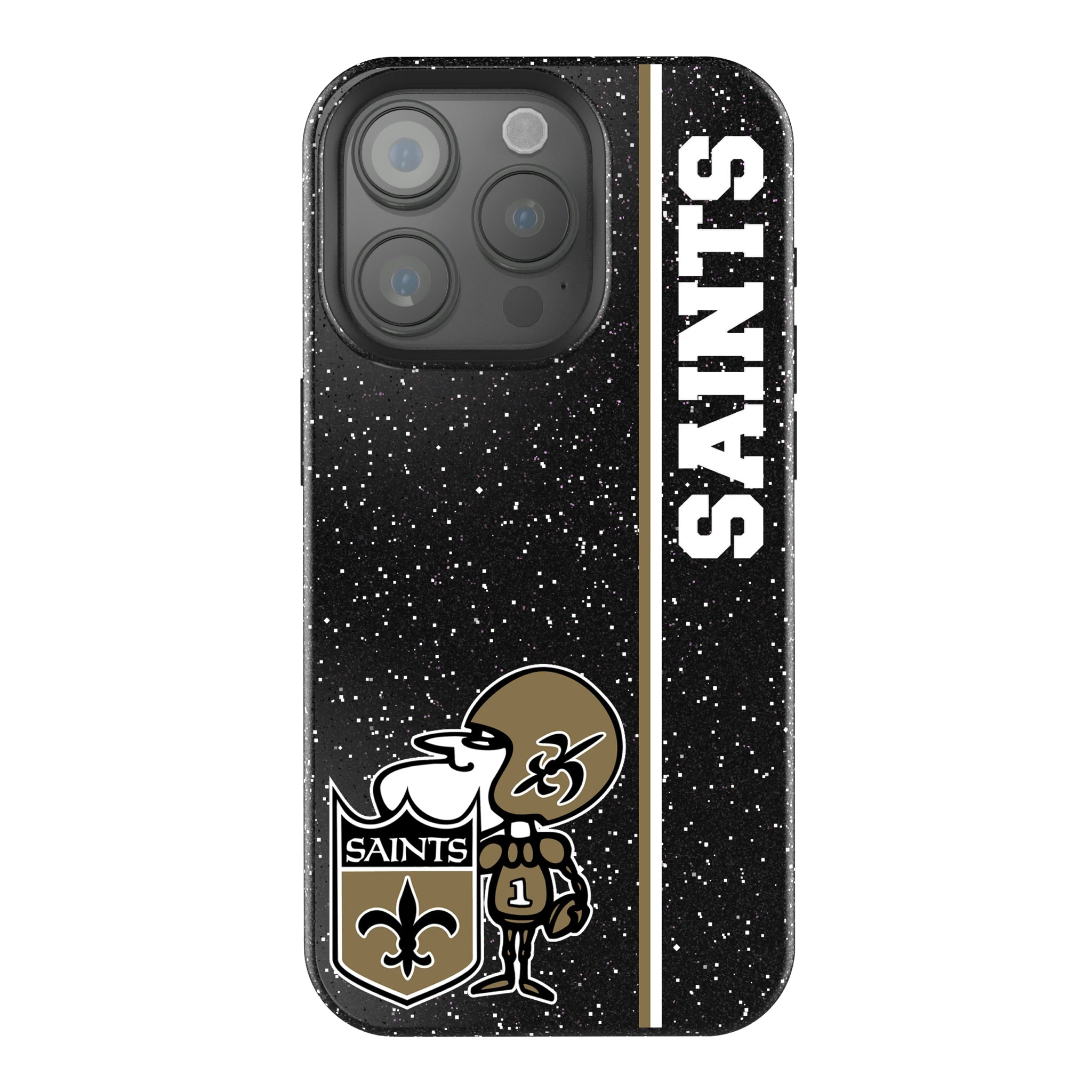 New Orleans Saints Historic Collection Sidebar iPhone Bling Phone Case for Apple iPhone