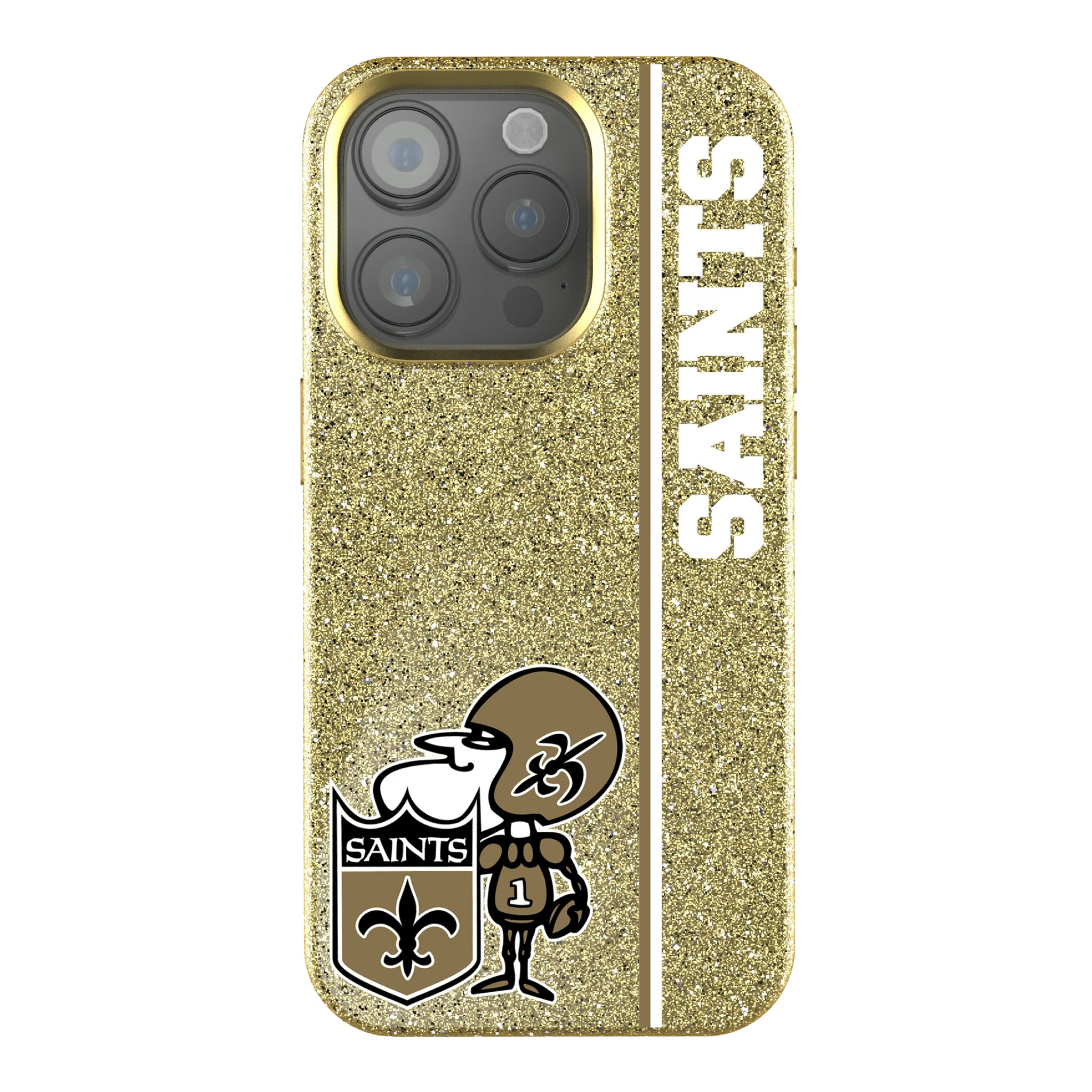 New Orleans Saints Historic Collection Sidebar iPhone Bling Phone Case for Apple iPhone