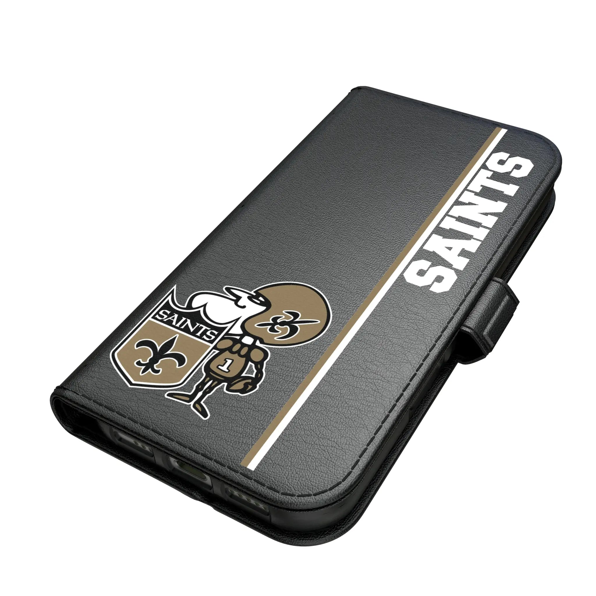 New Orleans Saints Historic Collection Sidebar iPhone Folio Phone Case for Apple iPhone#Device_iPhone 17 Pro
