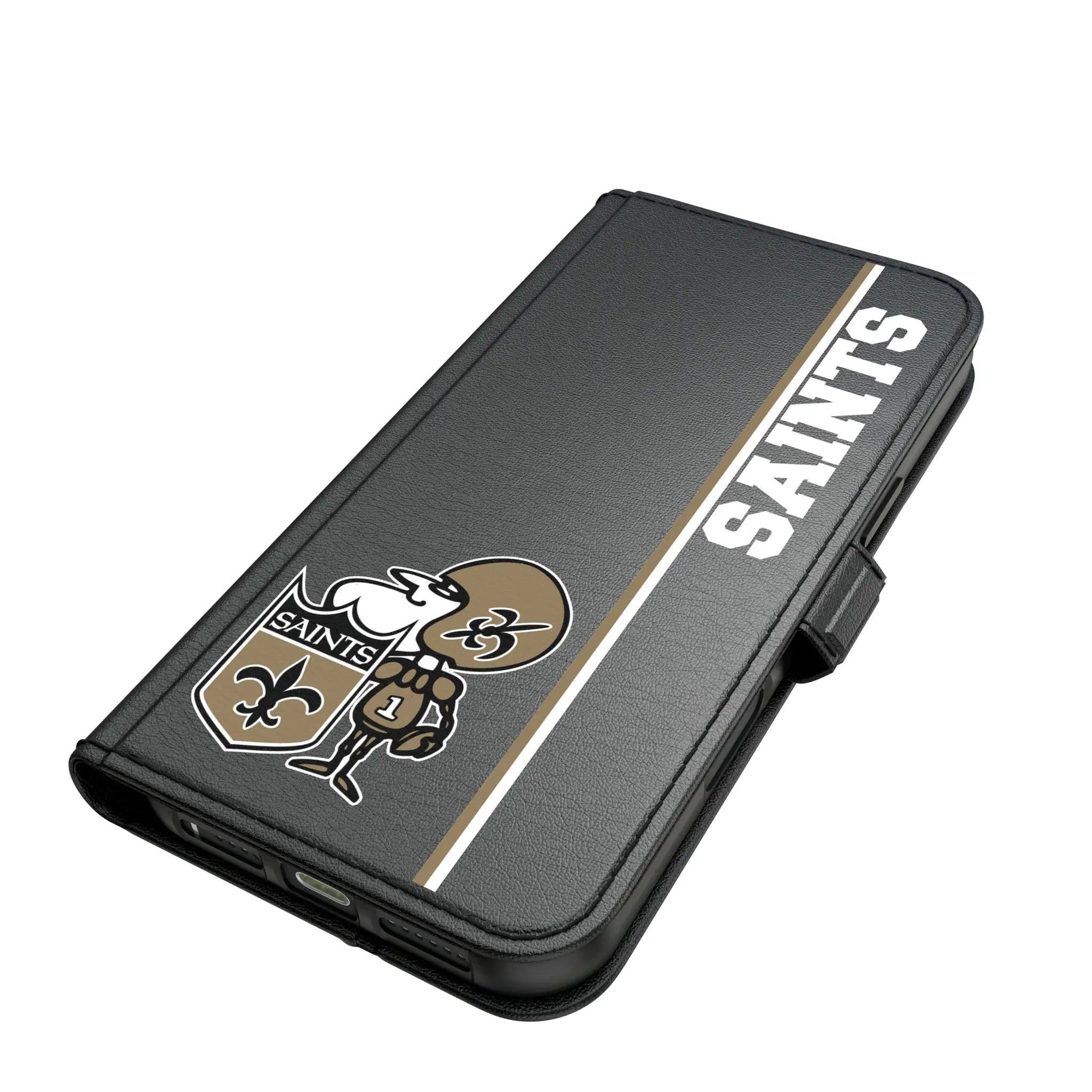 New Orleans Saints Historic Collection Sidebar iPhone Folio Phone Case for Apple iPhone#Device_iPhone 17 Pro Max