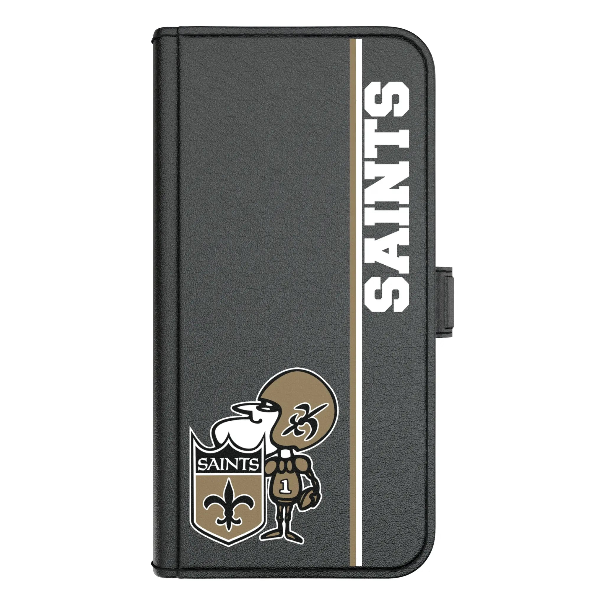 New Orleans Saints Historic Collection Sidebar iPhone Folio Phone Case for Apple iPhone#Device_iPhone 17 Pro Max