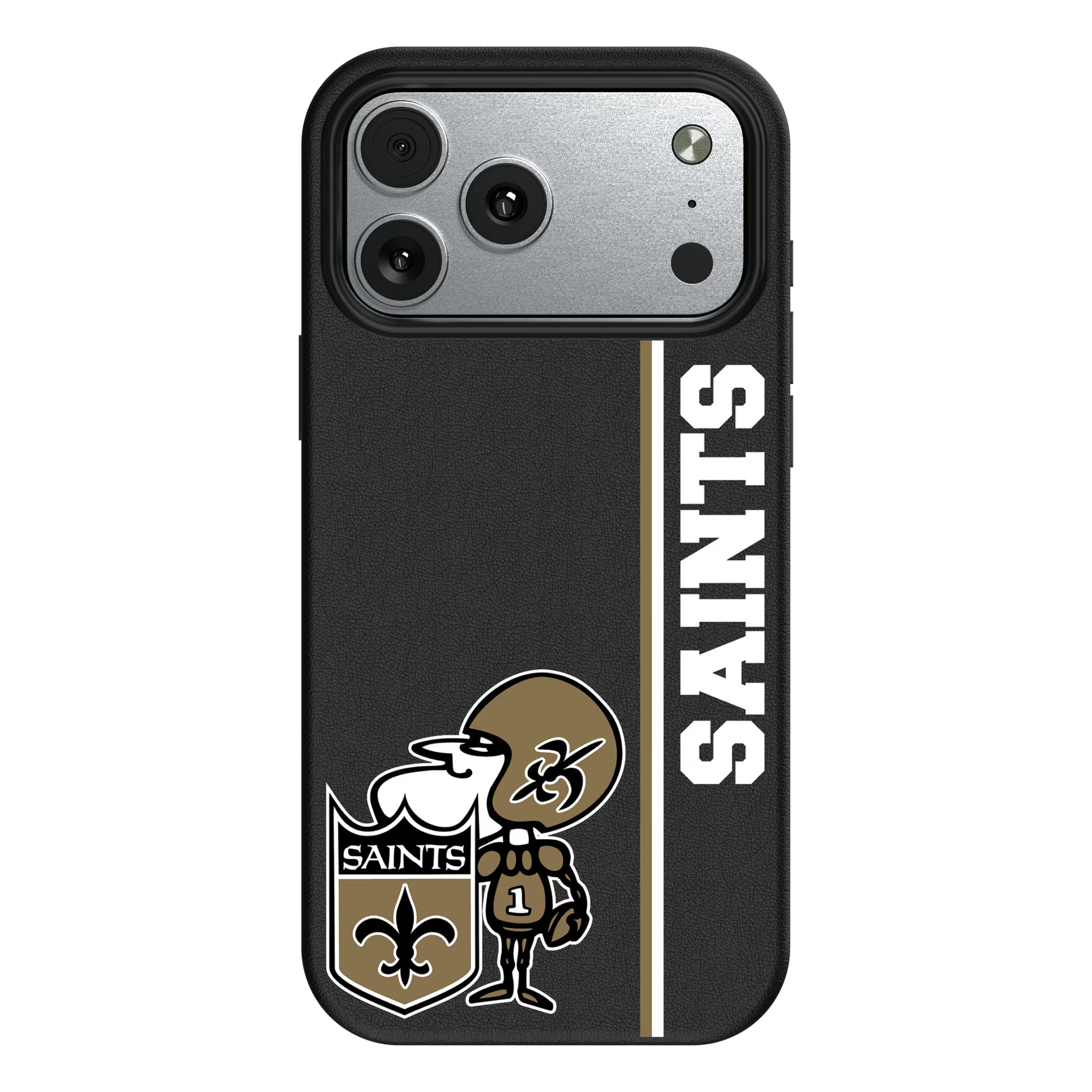 New Orleans Saints Historic Collection Sidebar iPhone MagSafe Compatible Phone Case for Apple iPhone#Device_iPhone 17 Pro Max