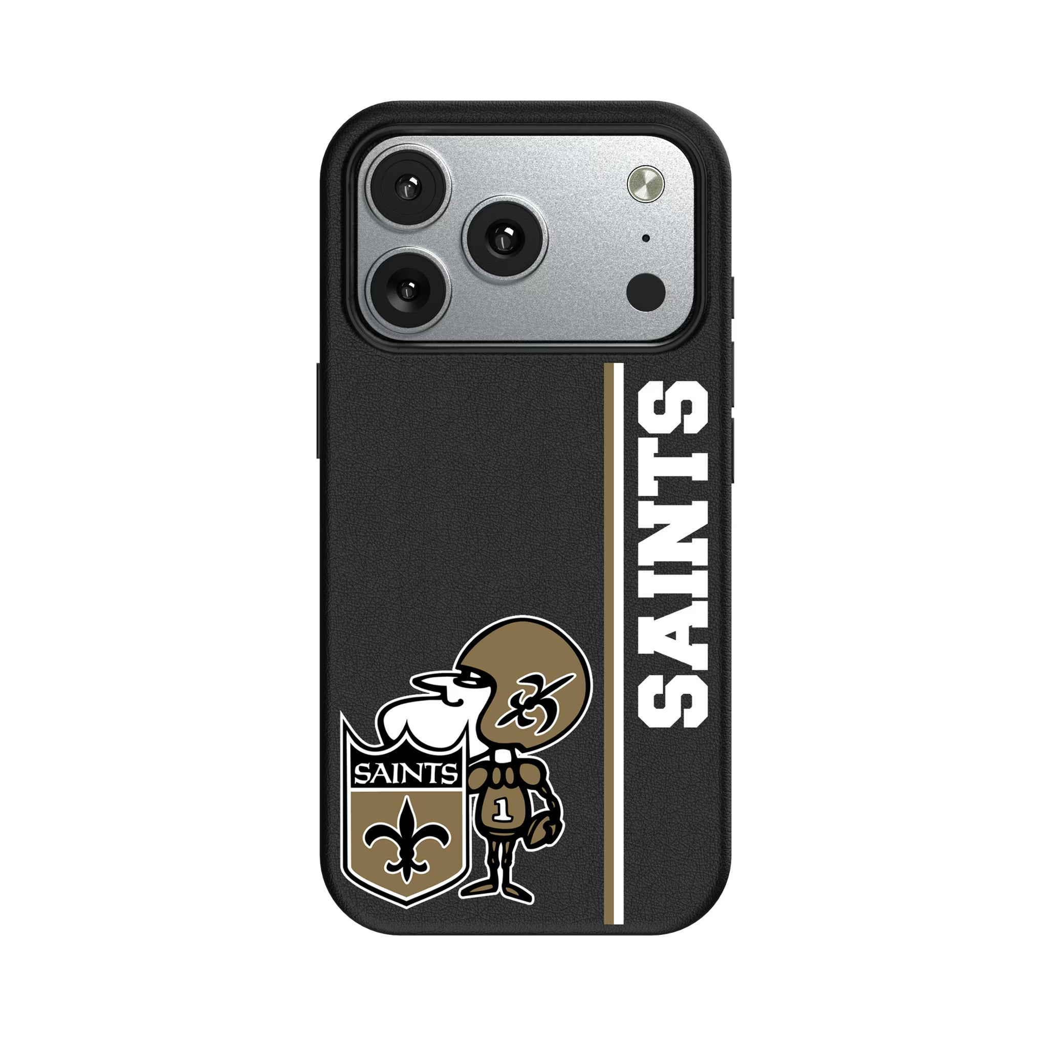 New Orleans Saints Historic Collection Sidebar iPhone MagSafe Compatible Phone Case for Apple iPhone#Device_iPhone 17 Pro