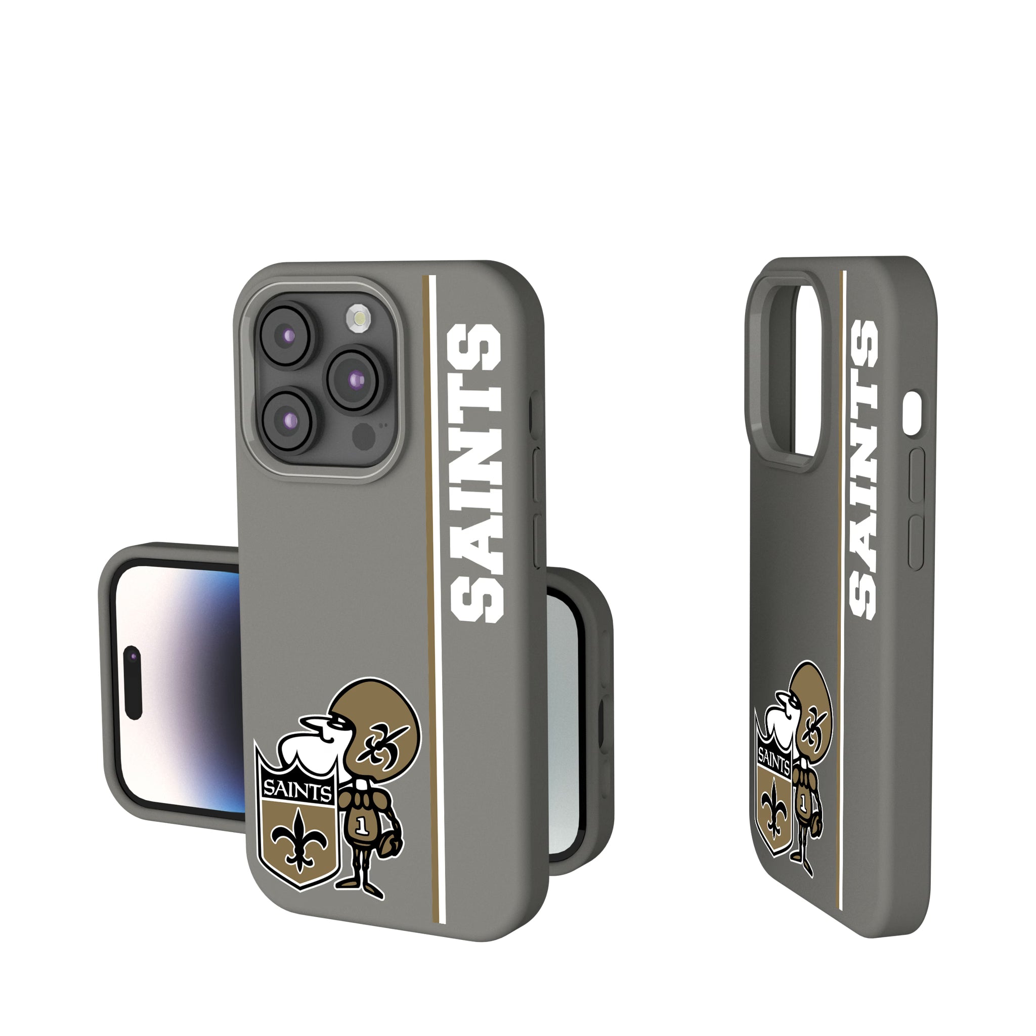 New Orleans Saints Historic Collection Sidebar iPhone Soft Touch Phone Case for Apple iPhone