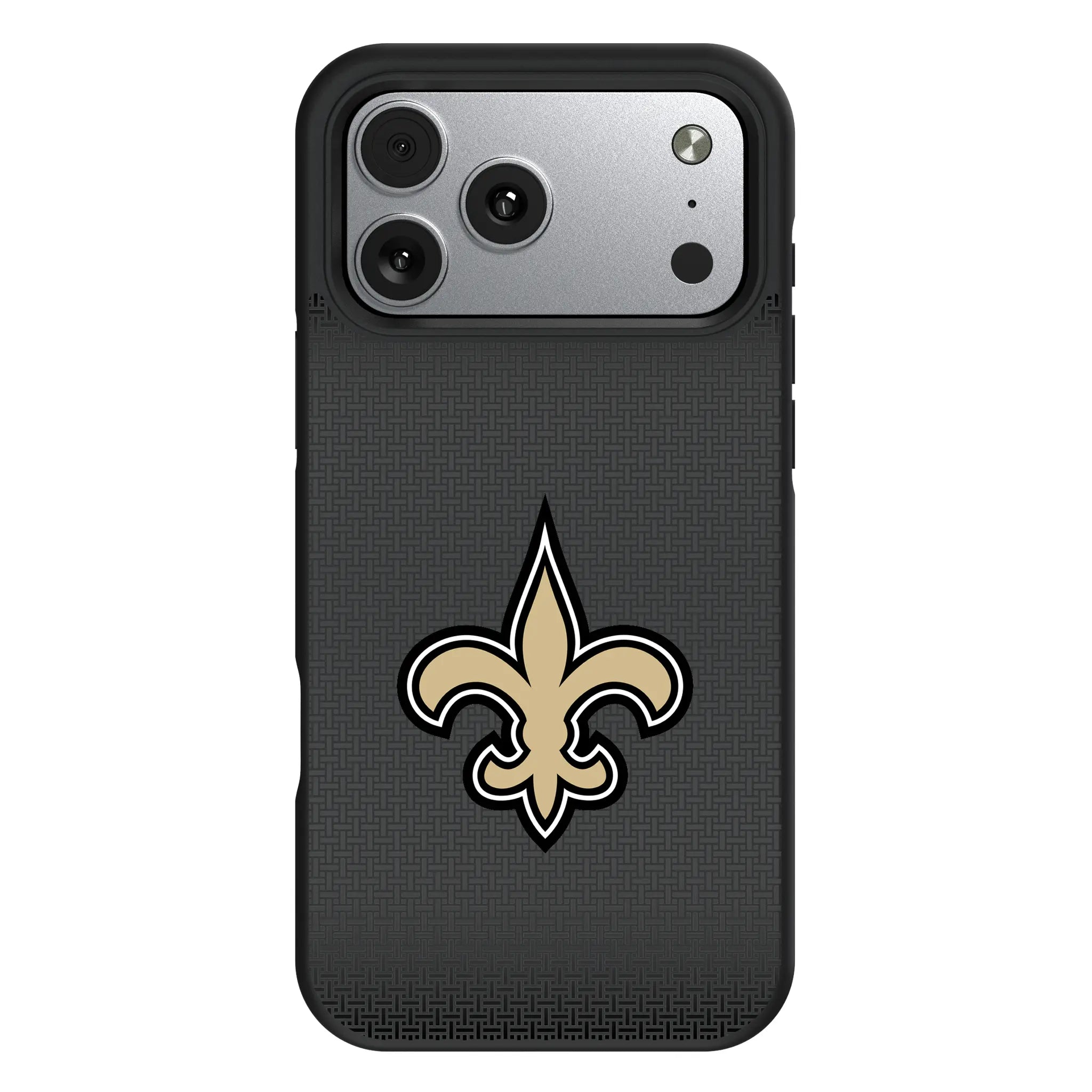 New Orleans Saints Linen iPhone Bump Phone Case for Apple iPhone#Device_iPhone 17 Pro Max