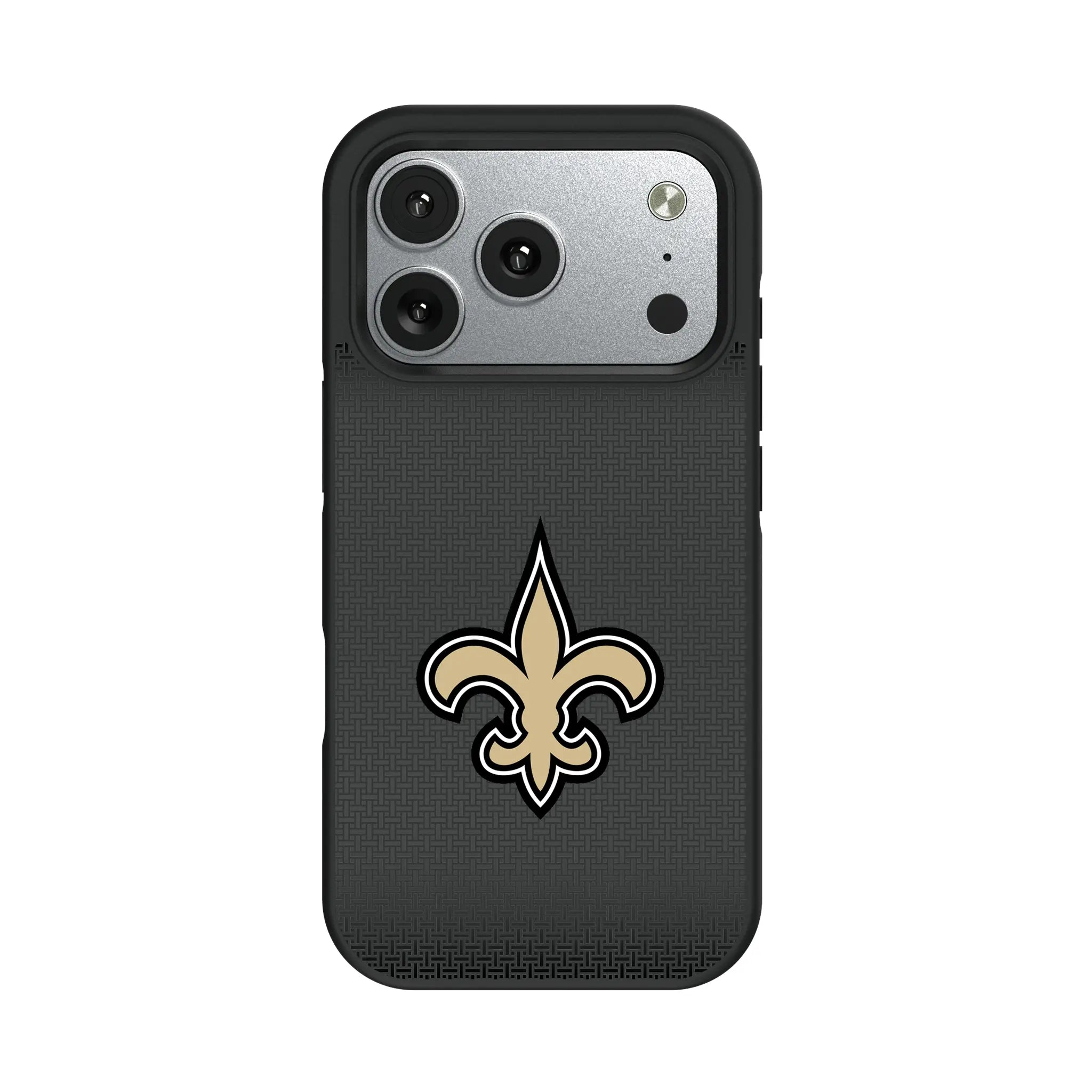 New Orleans Saints Linen iPhone Bump Phone Case for Apple iPhone#Device_iPhone 17 Pro