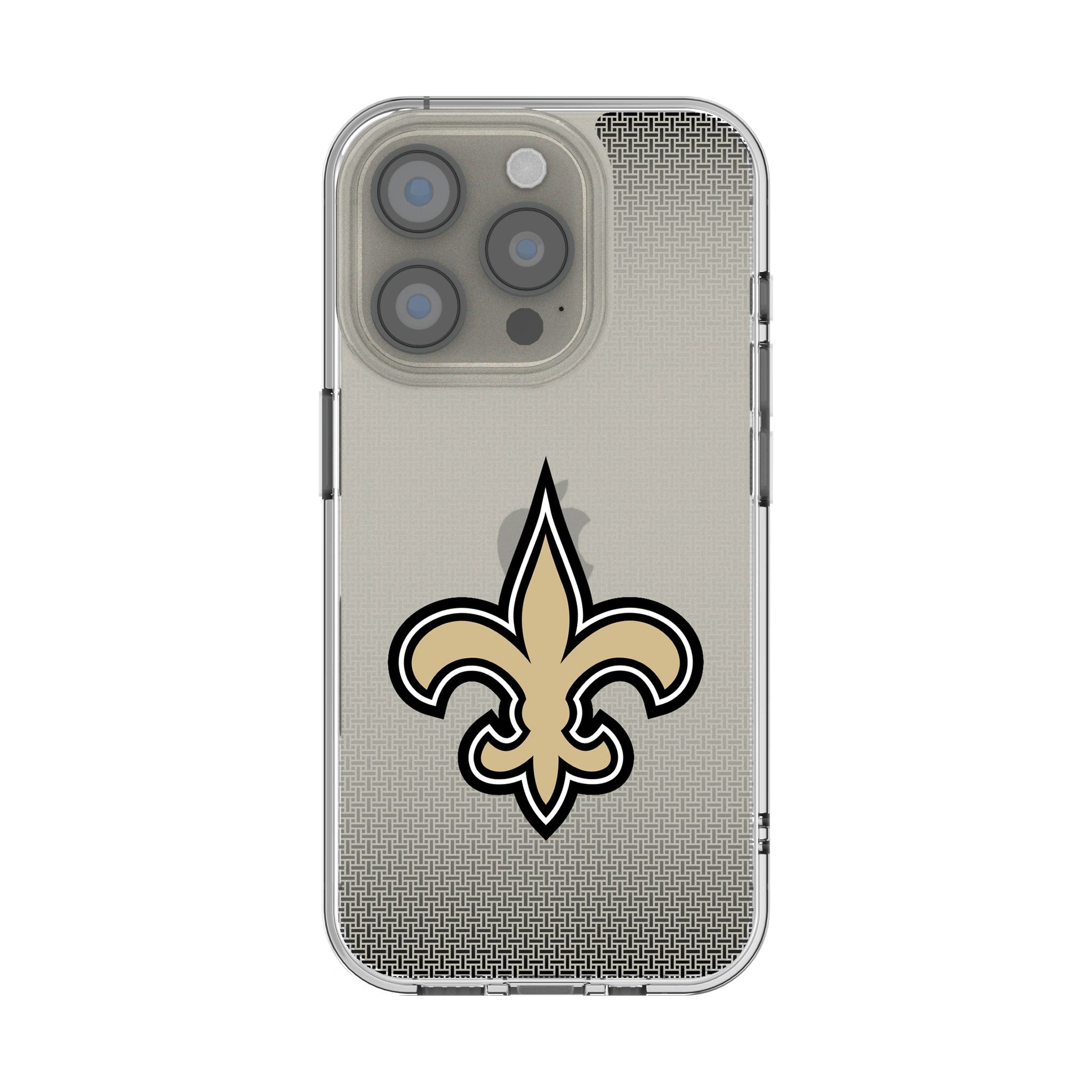 New Orleans Saints Linen iPhone Clear Phone Case for Apple iPhone