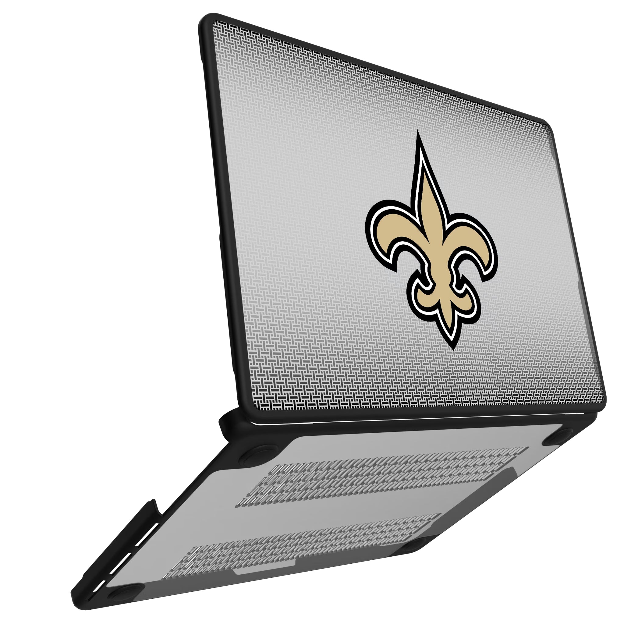 New Orleans Saints Linen MacBook Laptop Case for Apple MacBook#Device_MacBook Pro (14-inch, 2021) / MacBook Pro (14-inch, 2023) / MacBook Pro (14-inch, 2024)