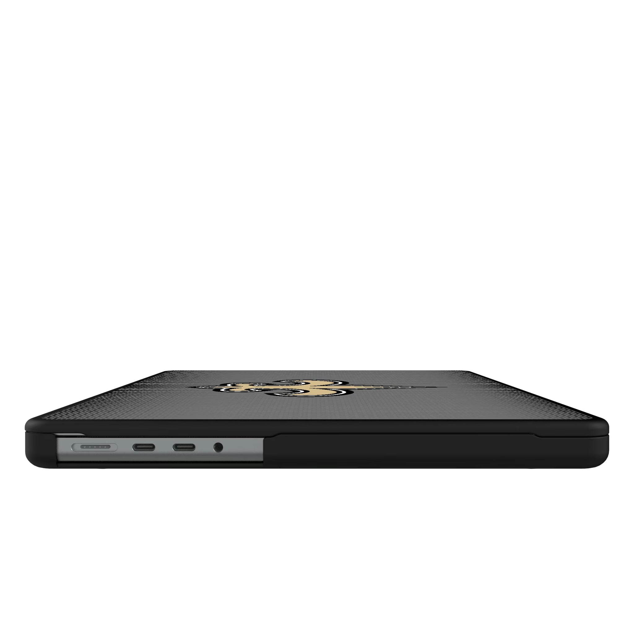 New Orleans Saints Linen MacBook Laptop Case for Apple MacBook#Device_MacBook Pro (14-inch, 2021) / MacBook Pro (14-inch, 2023) / MacBook Pro (14-inch, 2024)