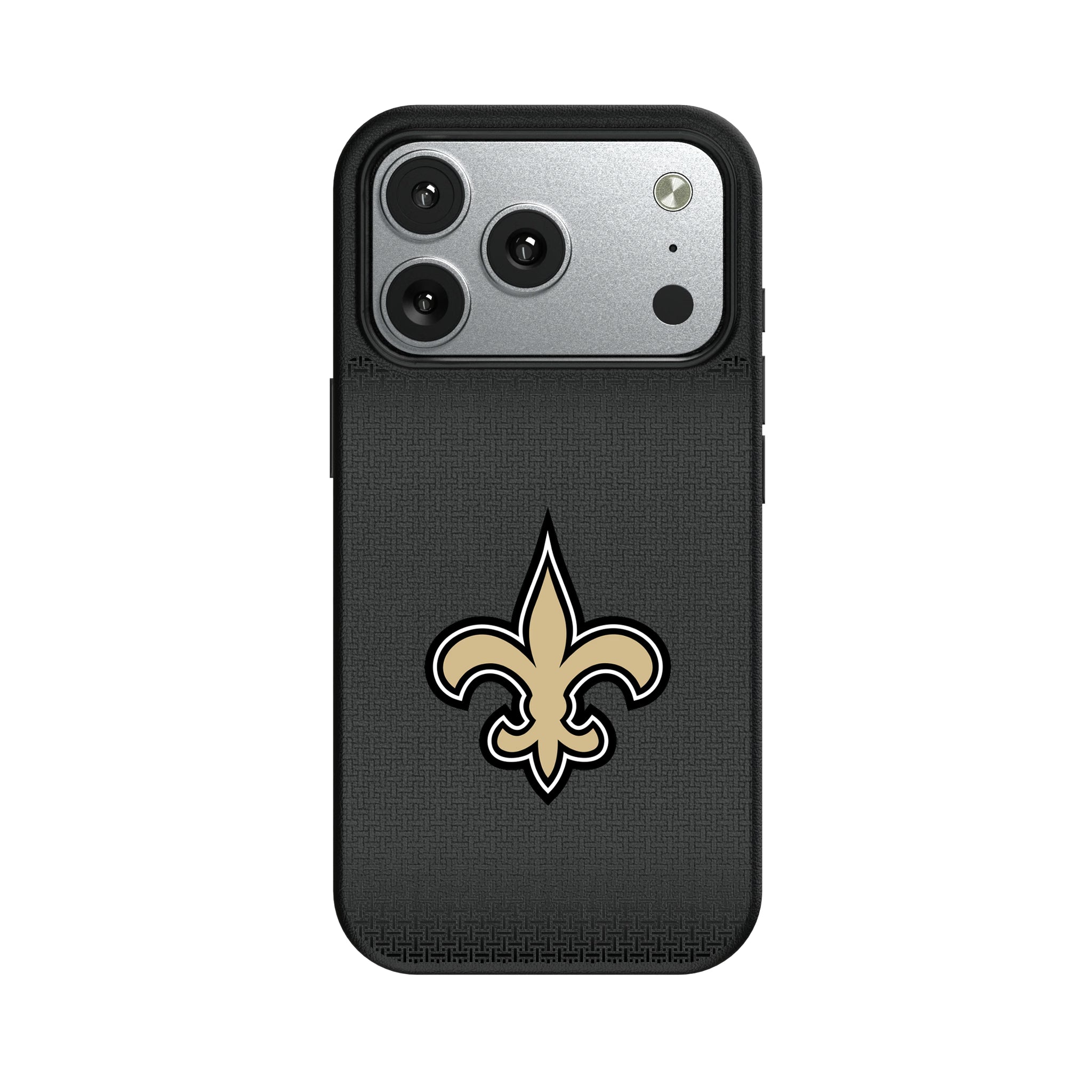 New Orleans Saints Linen iPhone MagSafe Compatible Phone Case for Apple iPhone#Device_iPhone 17 Pro