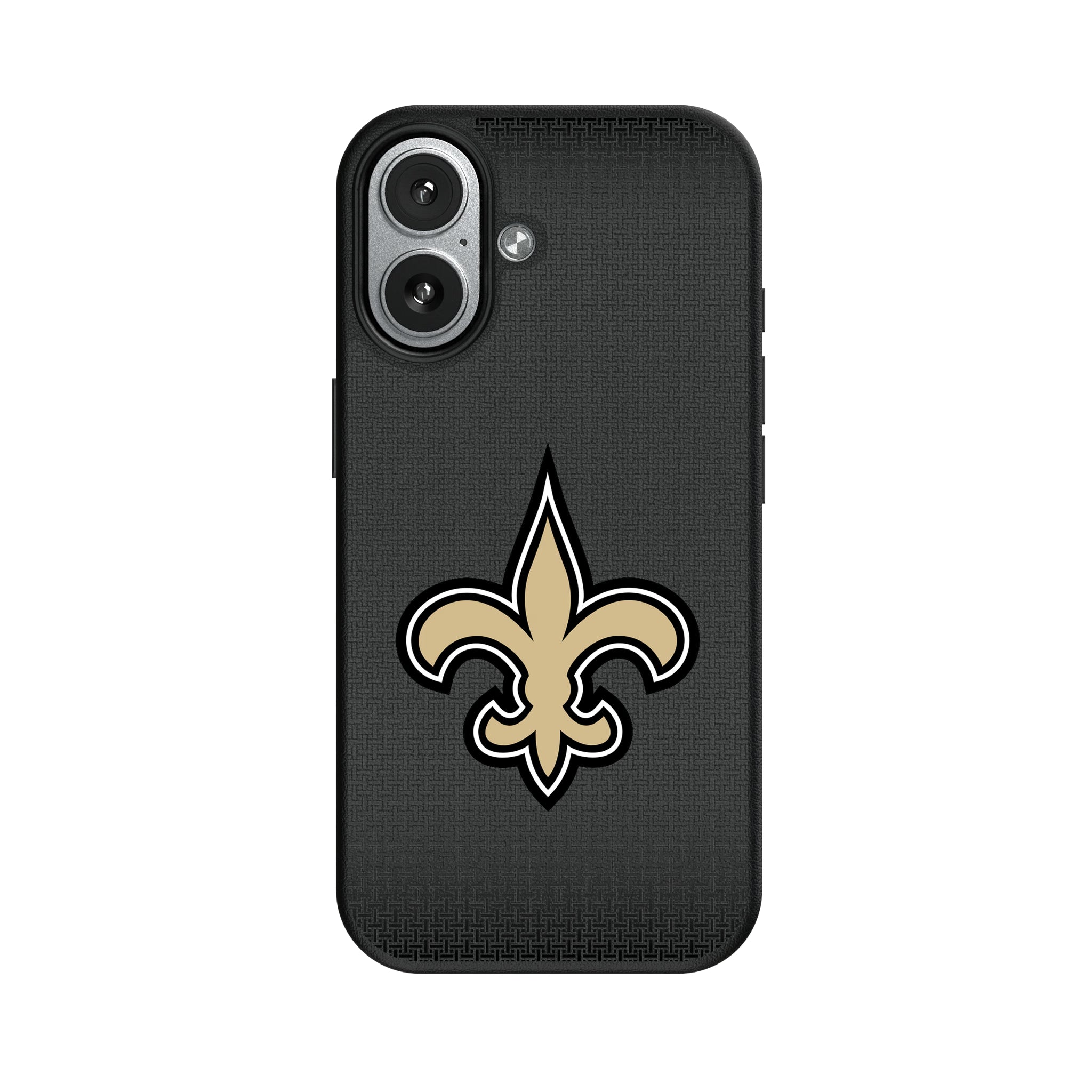 New Orleans Saints Linen iPhone MagSafe Compatible Phone Case for Apple iPhone#Device_iPhone 17