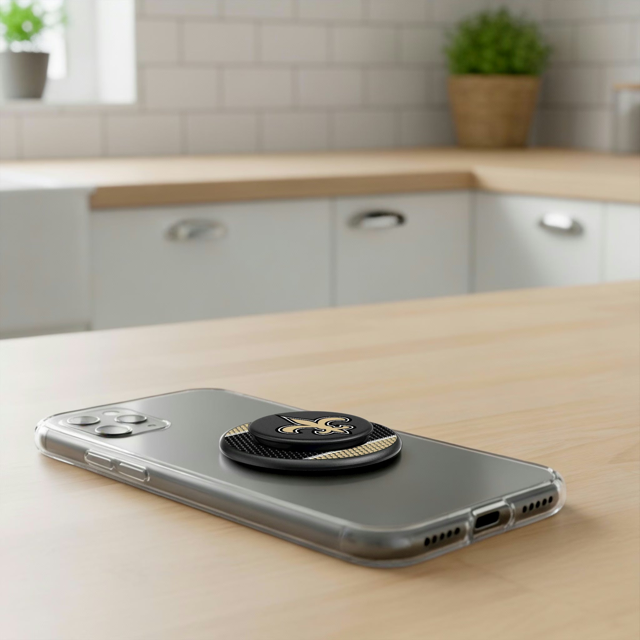 New Orleans Saints Mesh Popsockets Round Magnetic - Lifestyle